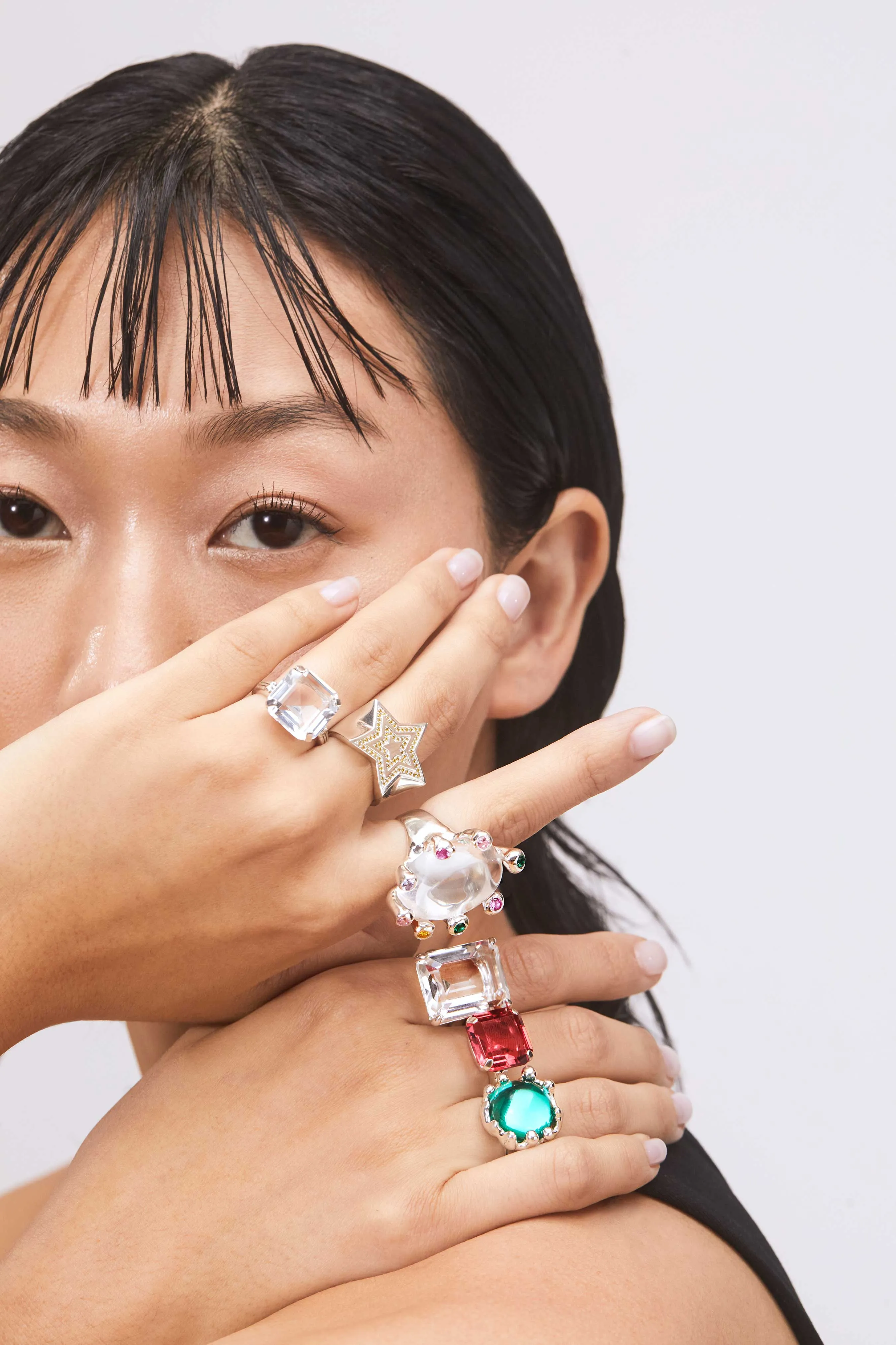 Super Diva Ring - Crystal Multi sold by Mondo Mondo product image thumbnail 4