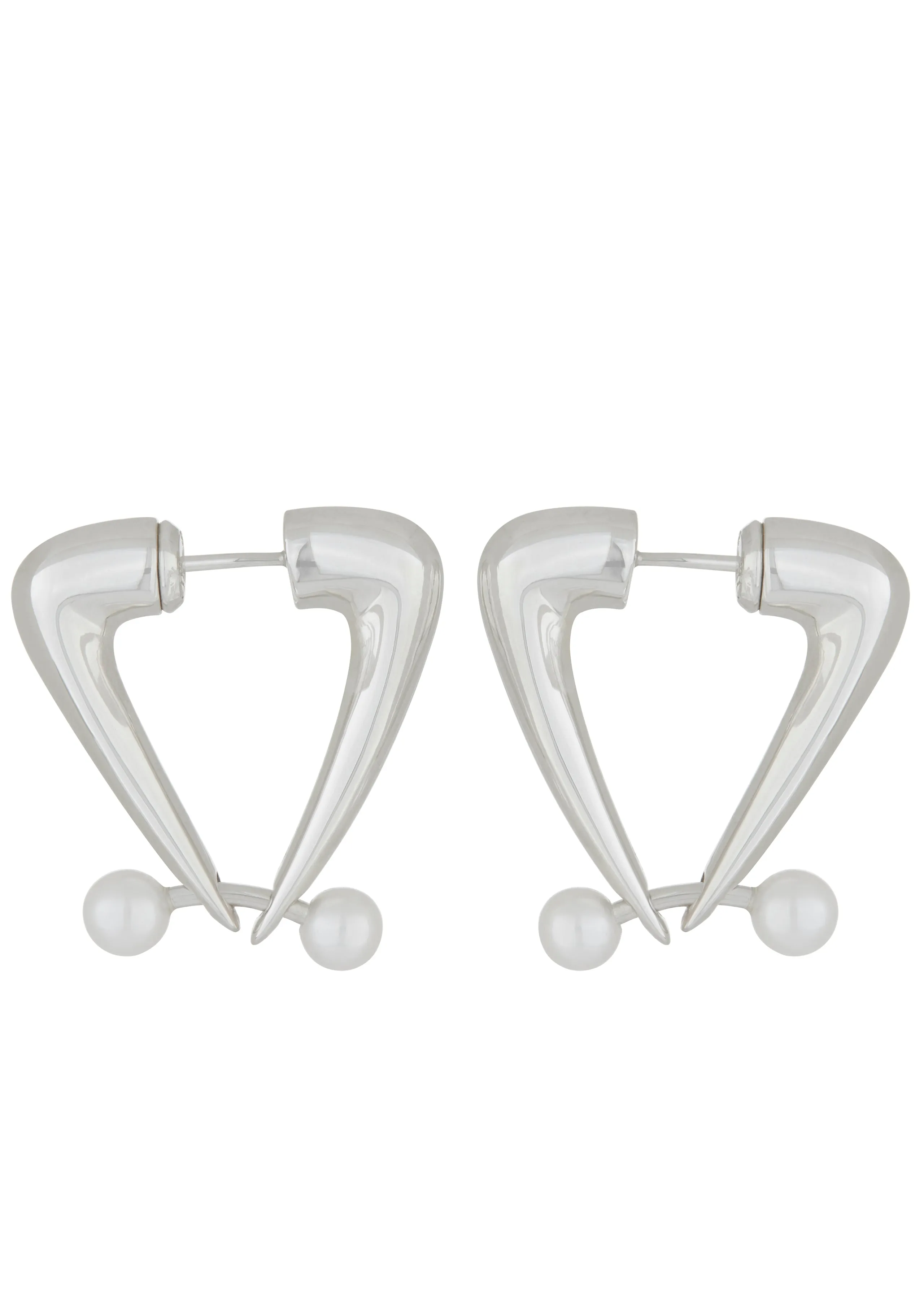 Astro Hoops in Silver sold by Mondo Mondo