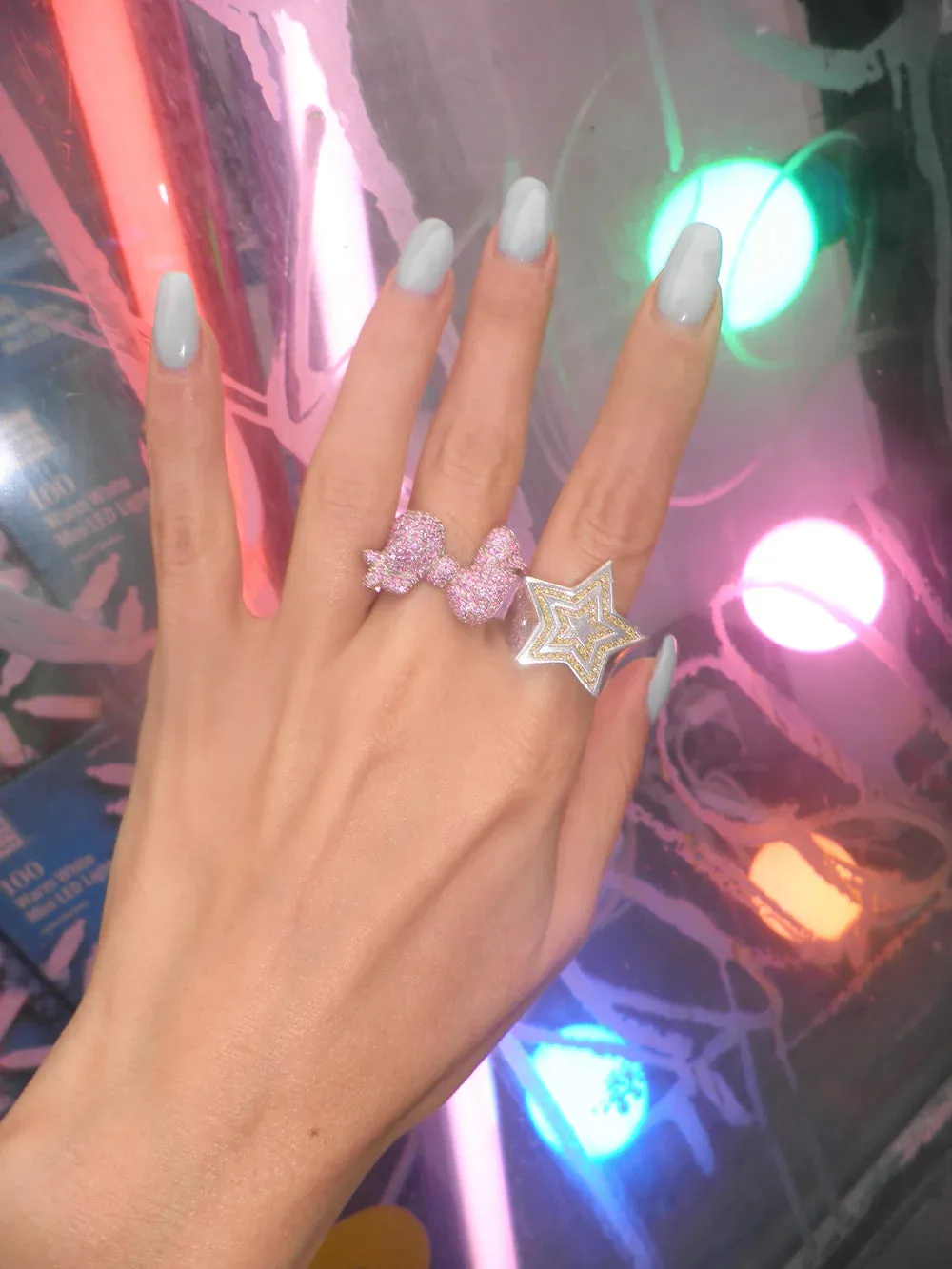 Star Ring in Yellow Diamond Pave sold by Mondo Mondo product image thumbnail 5