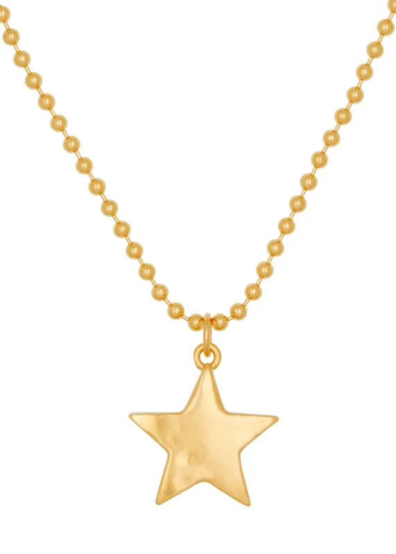 Star Pacha Necklace in Gold made by Mondo Mondo