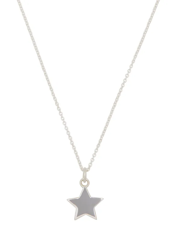 Star Necklace in Sterling Silver made by Mondo Mondo