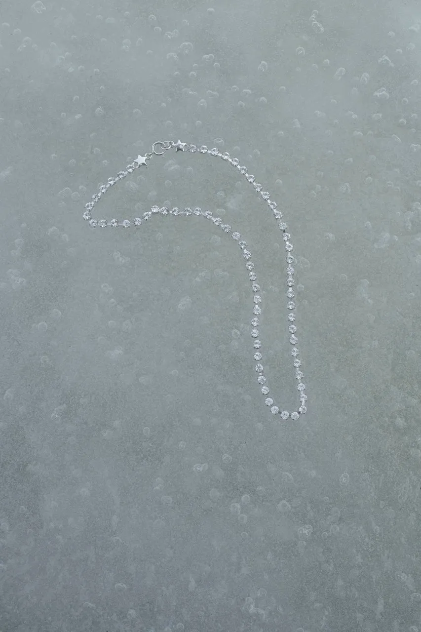 Crystal Choker in Silver - Crystal sold by Mondo Mondo product image thumbnail 4