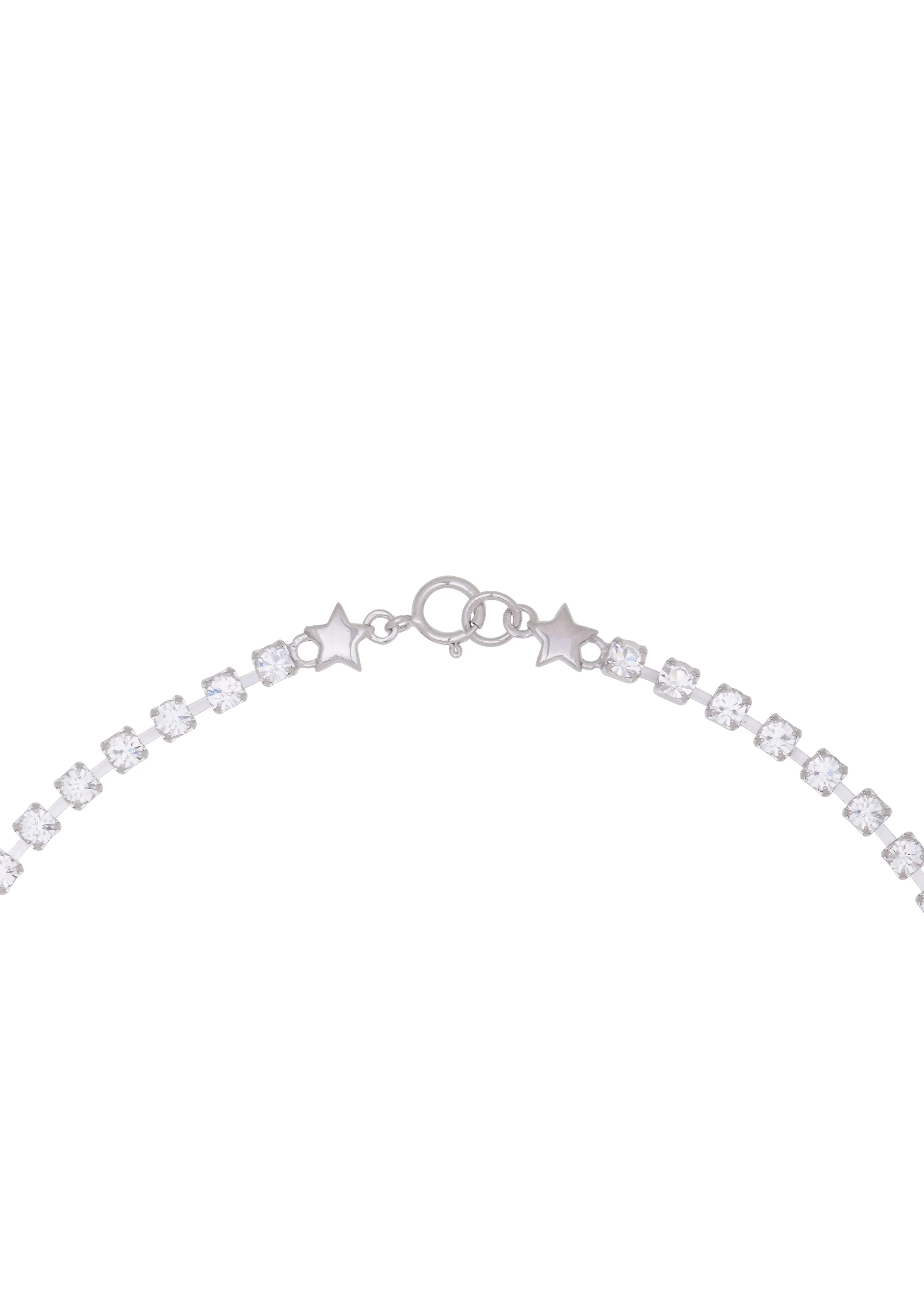 Crystal Choker in Silver - Crystal sold by Mondo Mondo product image thumbnail 2
