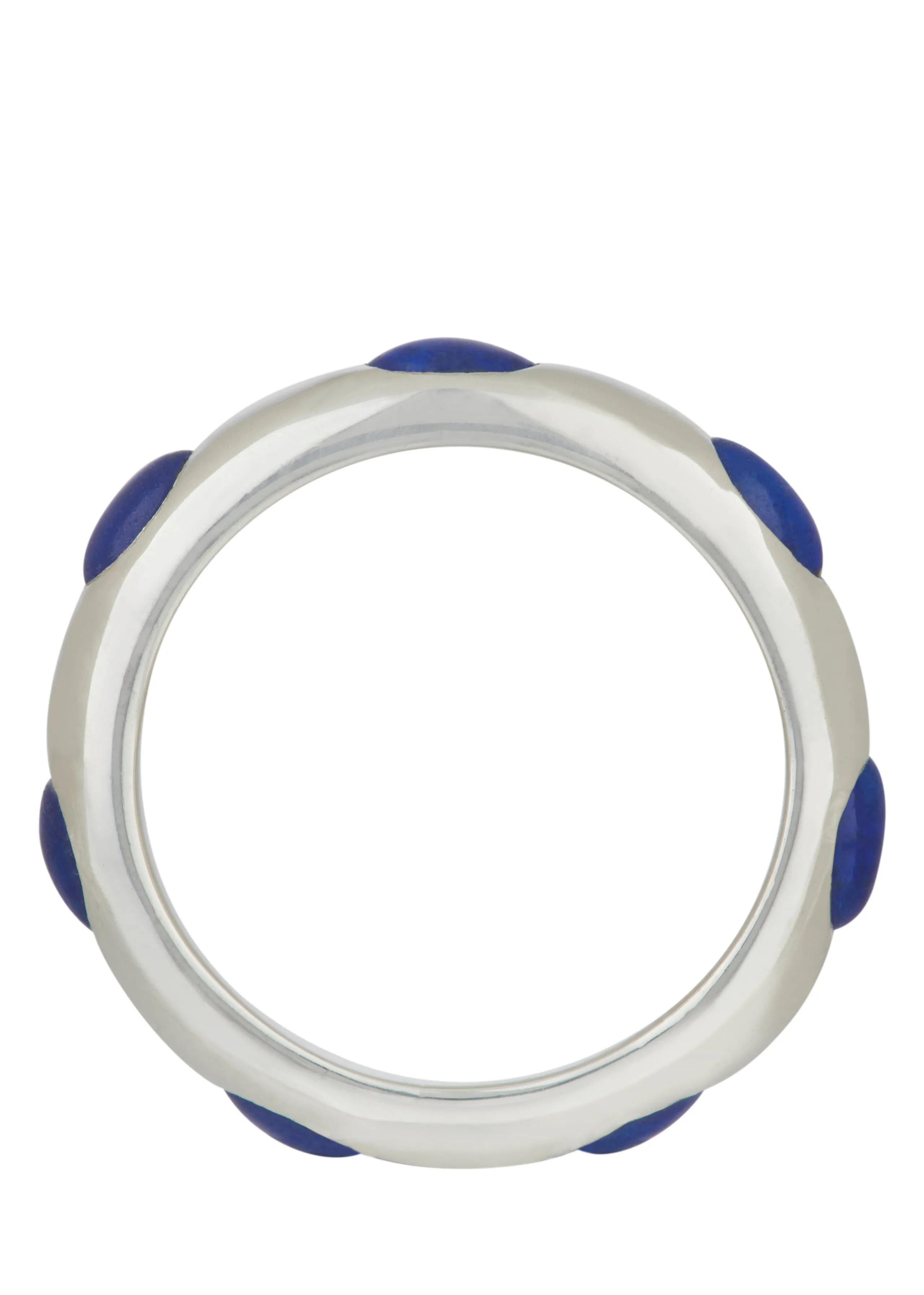 Orbital Ring in Sterling Silver - Lapis sold by Mondo Mondo product image thumbnail 3