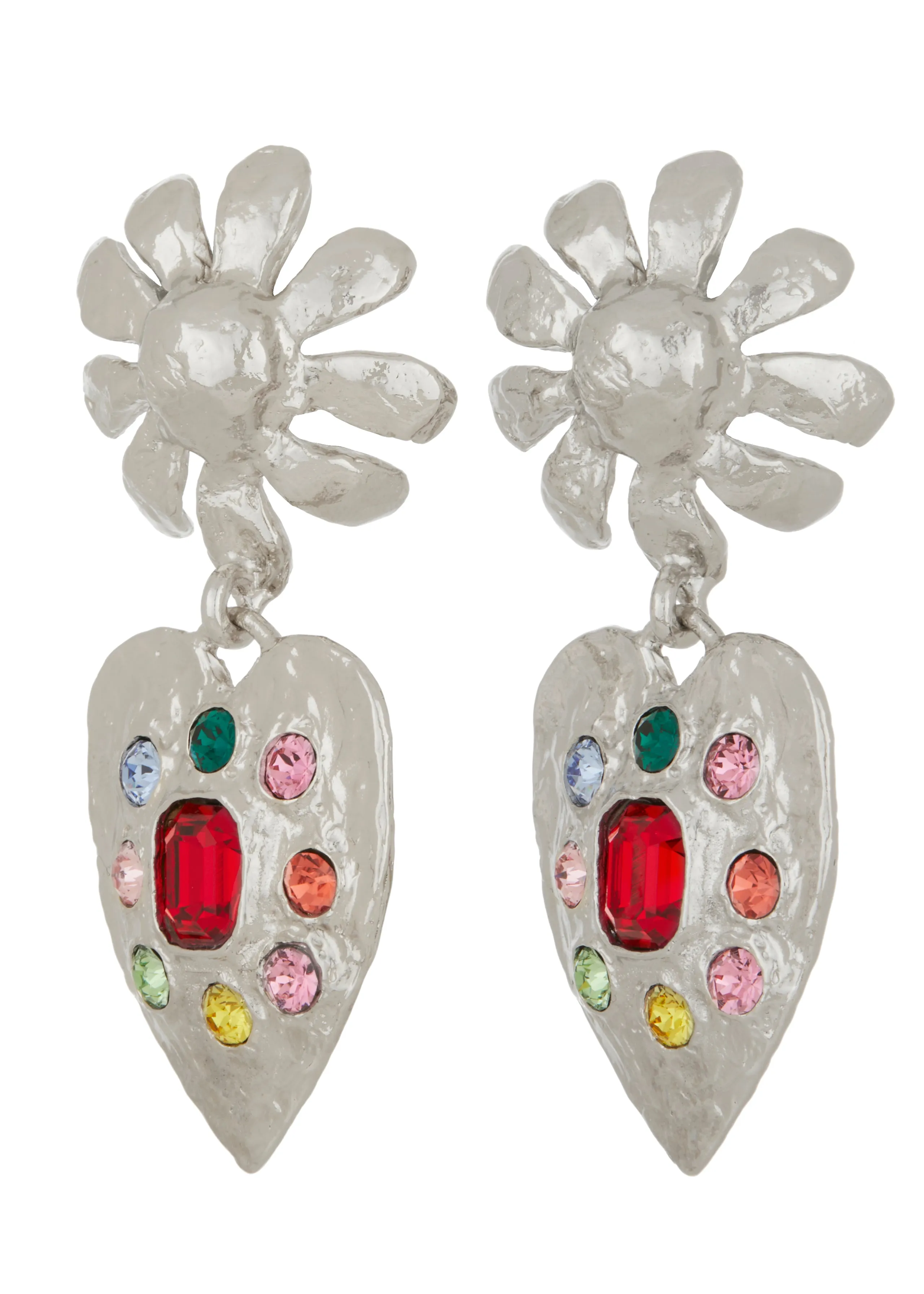 Tropicana Earrings in Silver - Multi sold by Mondo Mondo product image thumbnail 3