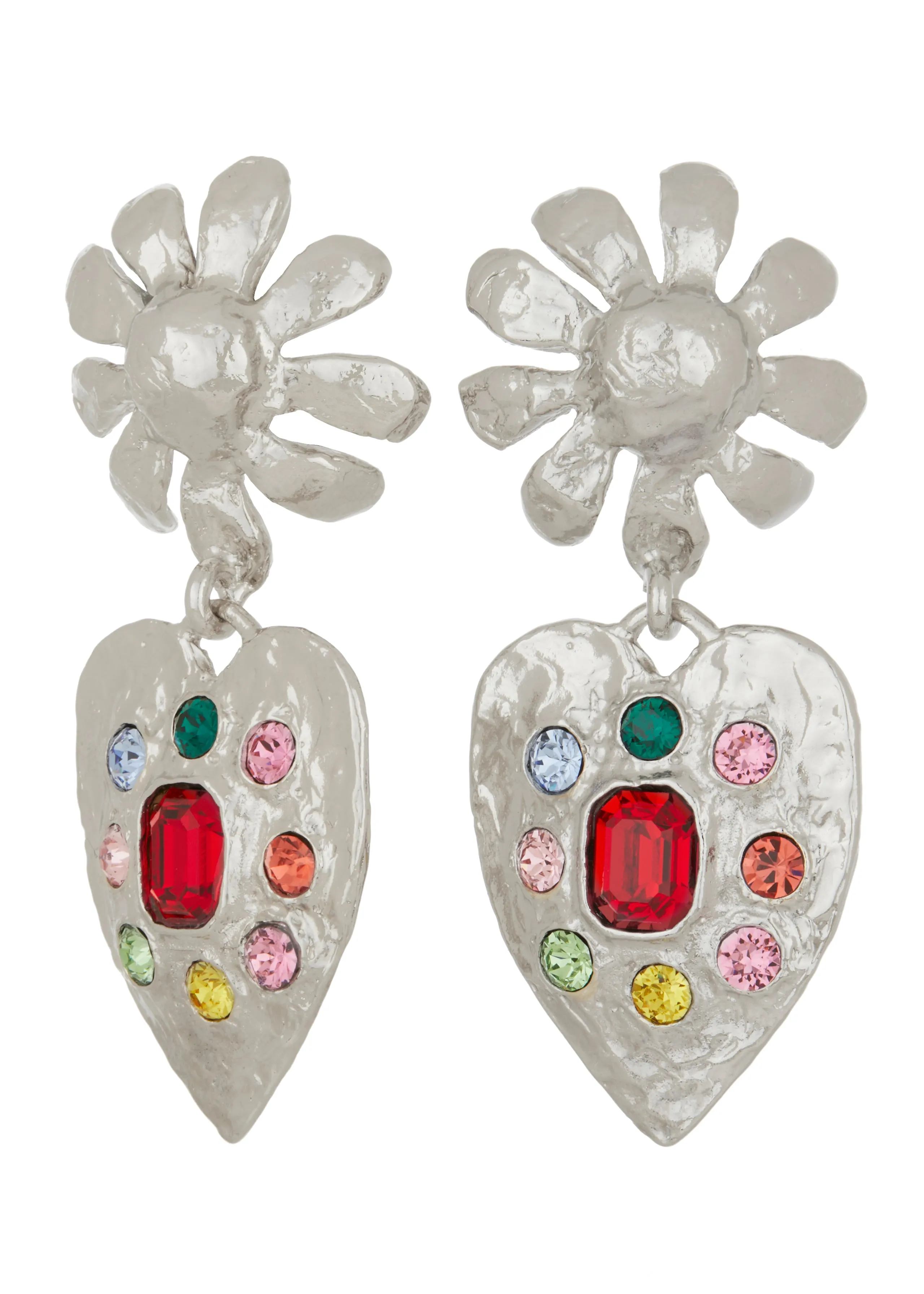 Tropicana Earrings in Silver - Multi sold by Mondo Mondo product image thumbnail 2