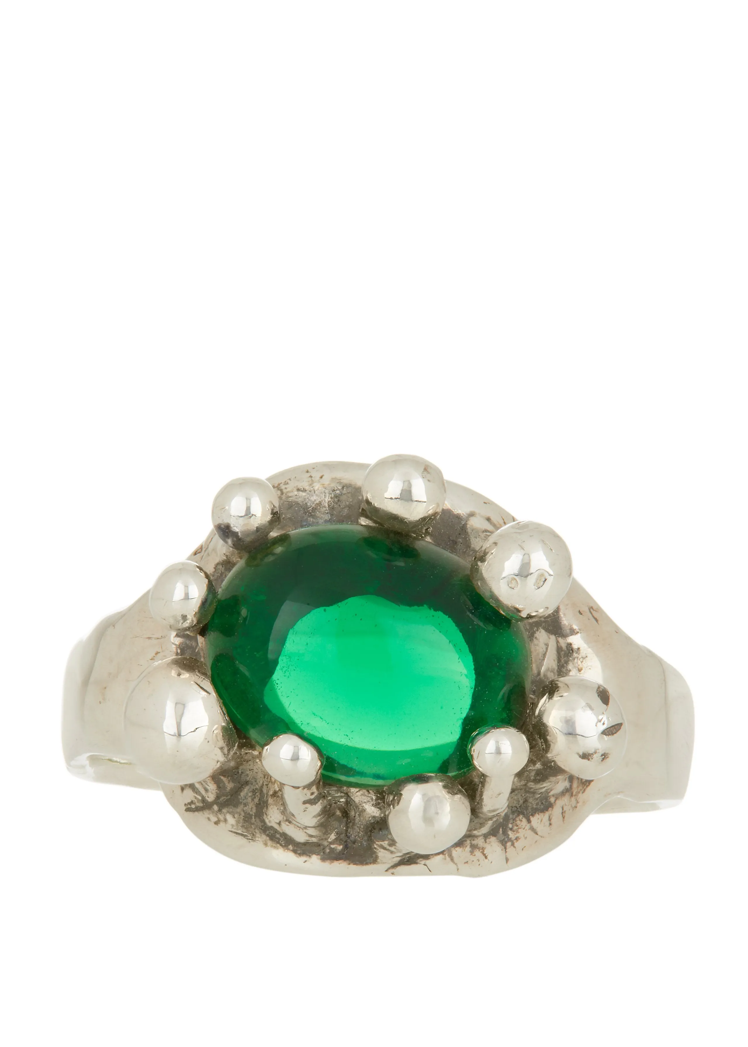 Atrium Ring in Sterling Silver - Green sold by Mondo Mondo