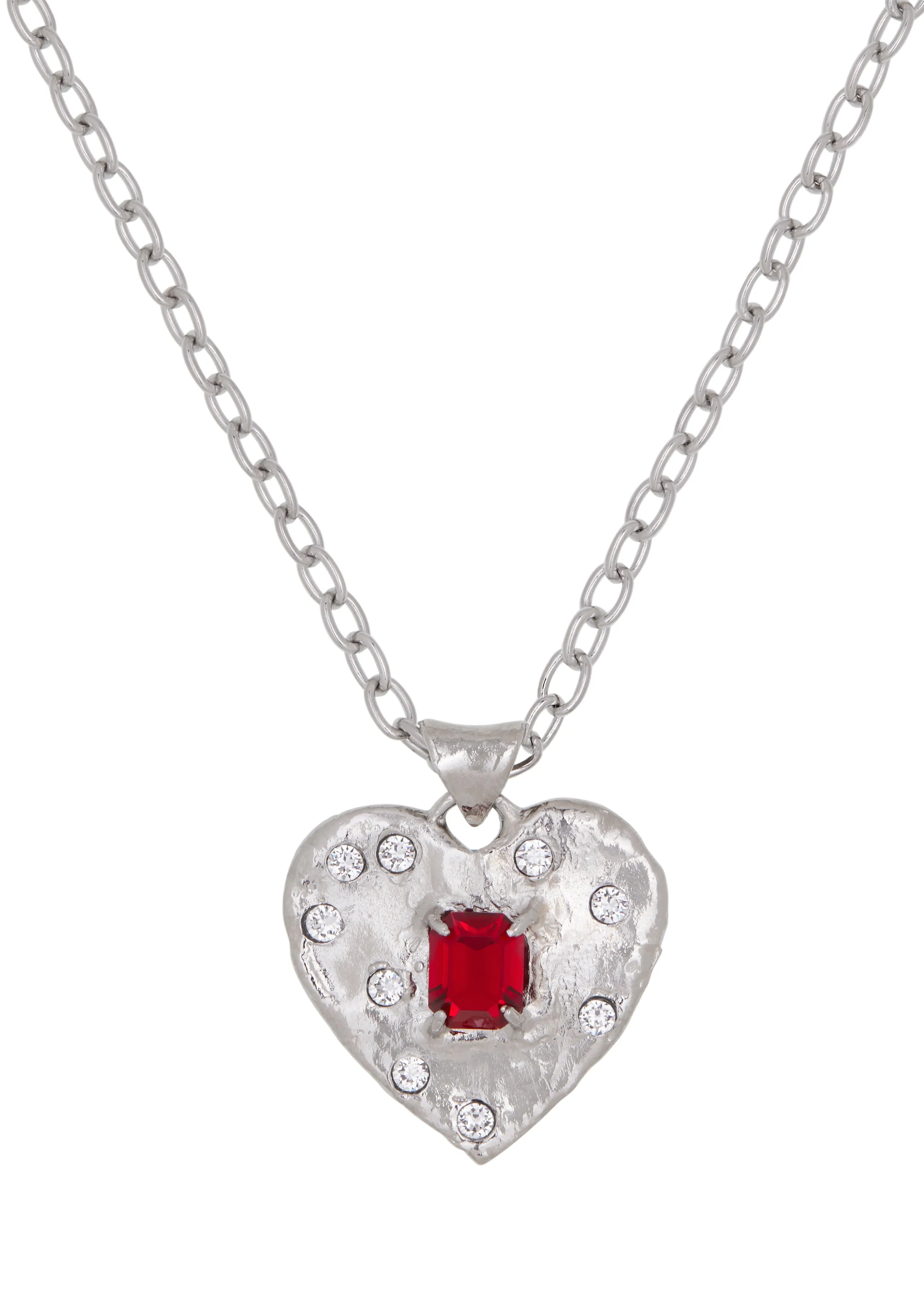 Super Heart Necklace in Silver sold by Mondo Mondo product image thumbnail 3