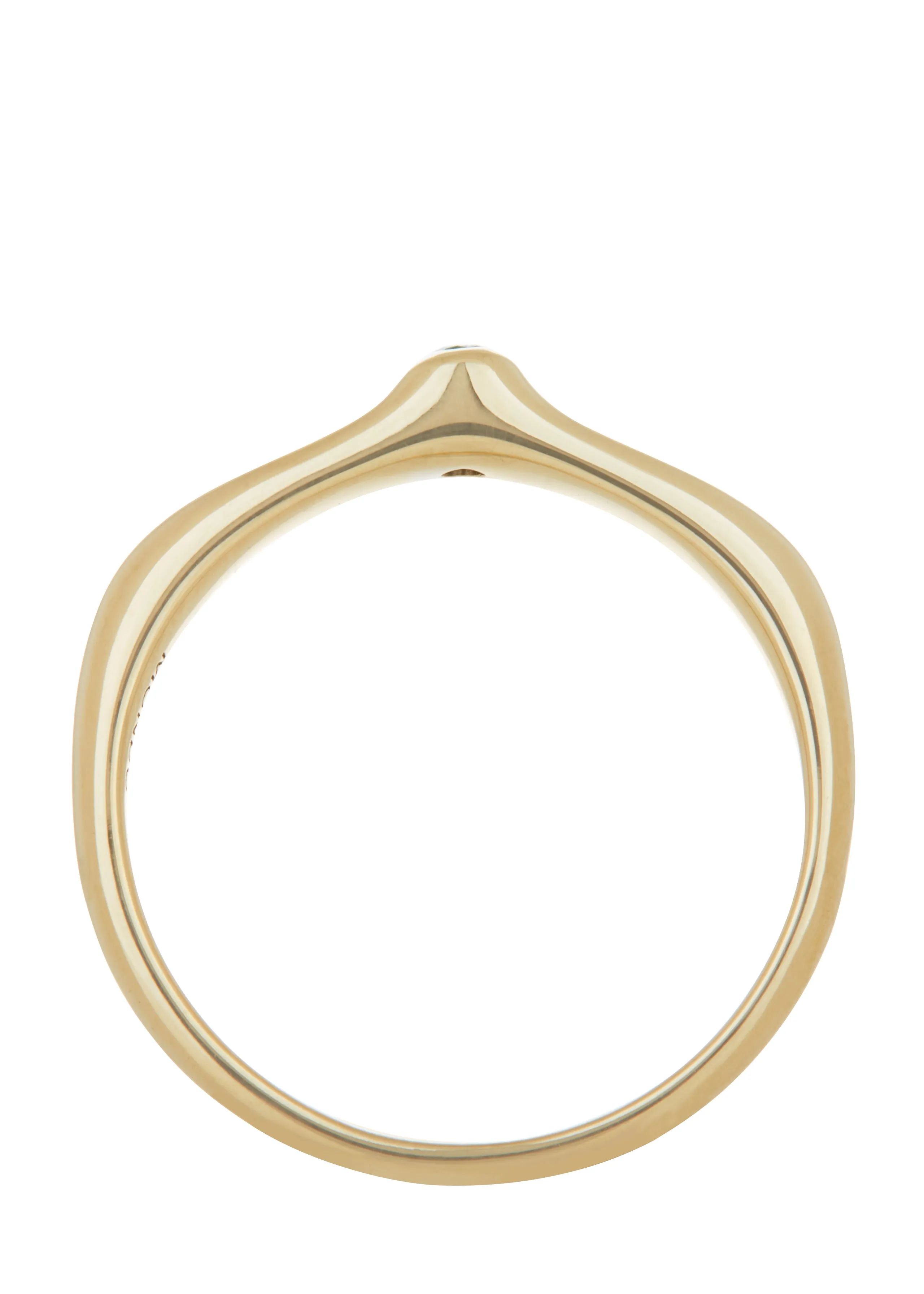 Dulce Ring in Gold - Faceted Emerald sold by Mondo Mondo product image thumbnail 3