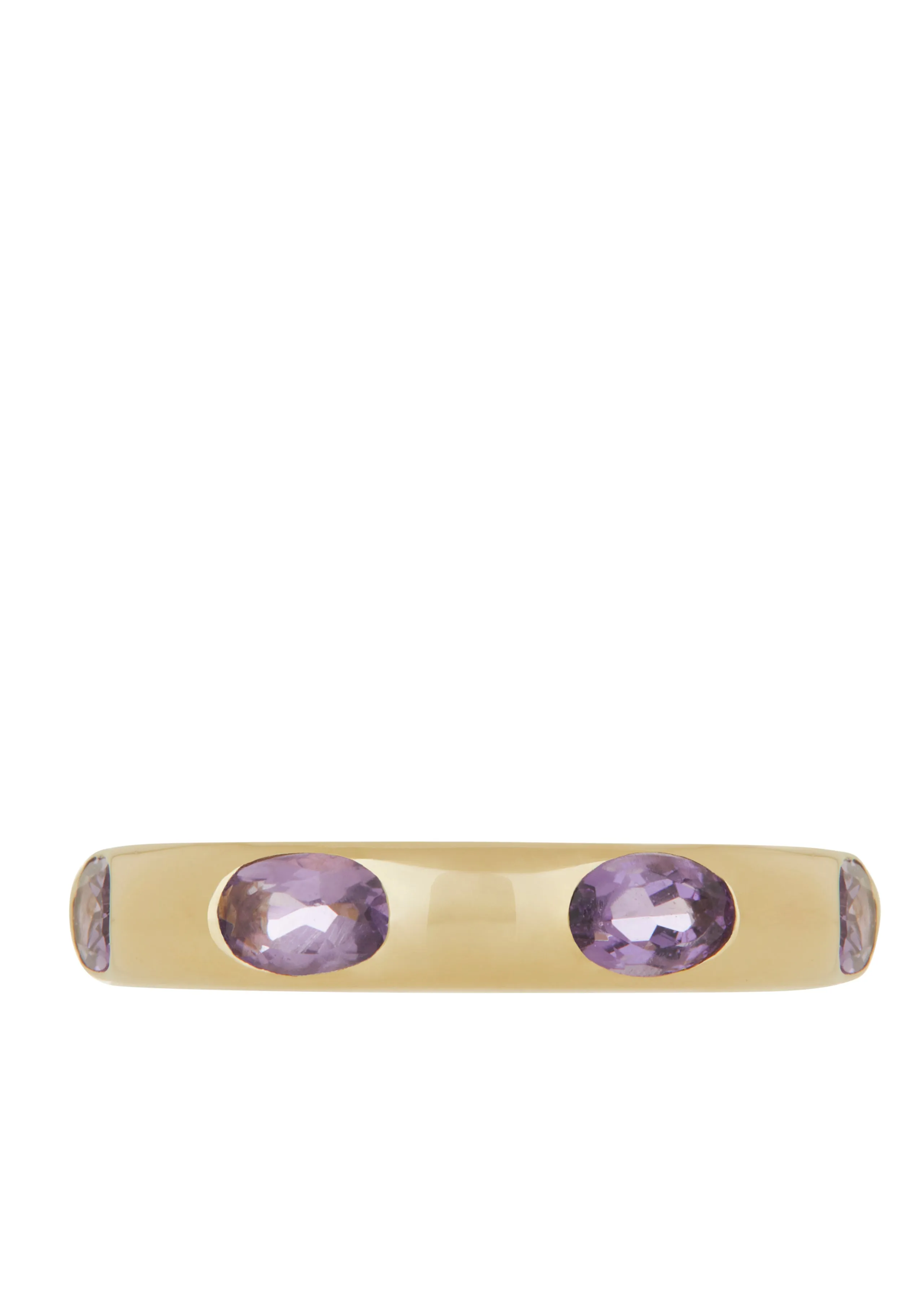 Orbital Ring in 14k - Faceted Light Amethyst sold by Mondo Mondo product image thumbnail 2