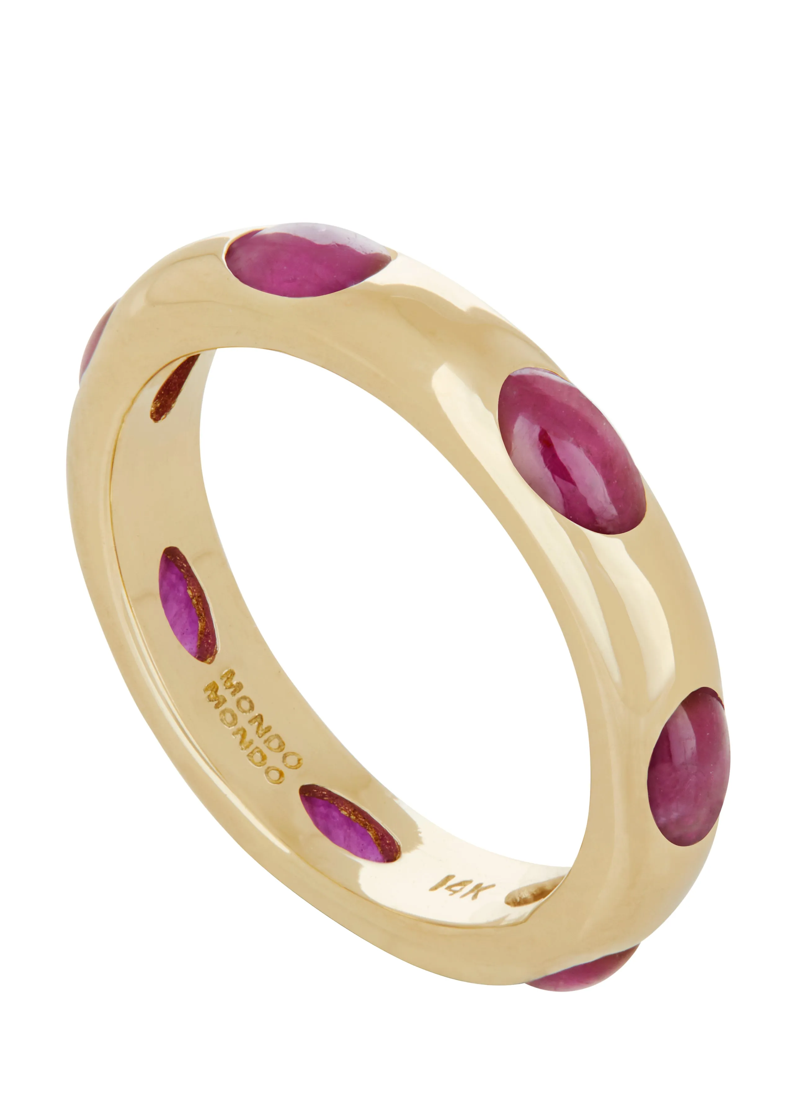 Orbital Ring in 14k - Ruby sold by Mondo Mondo product image thumbnail 3