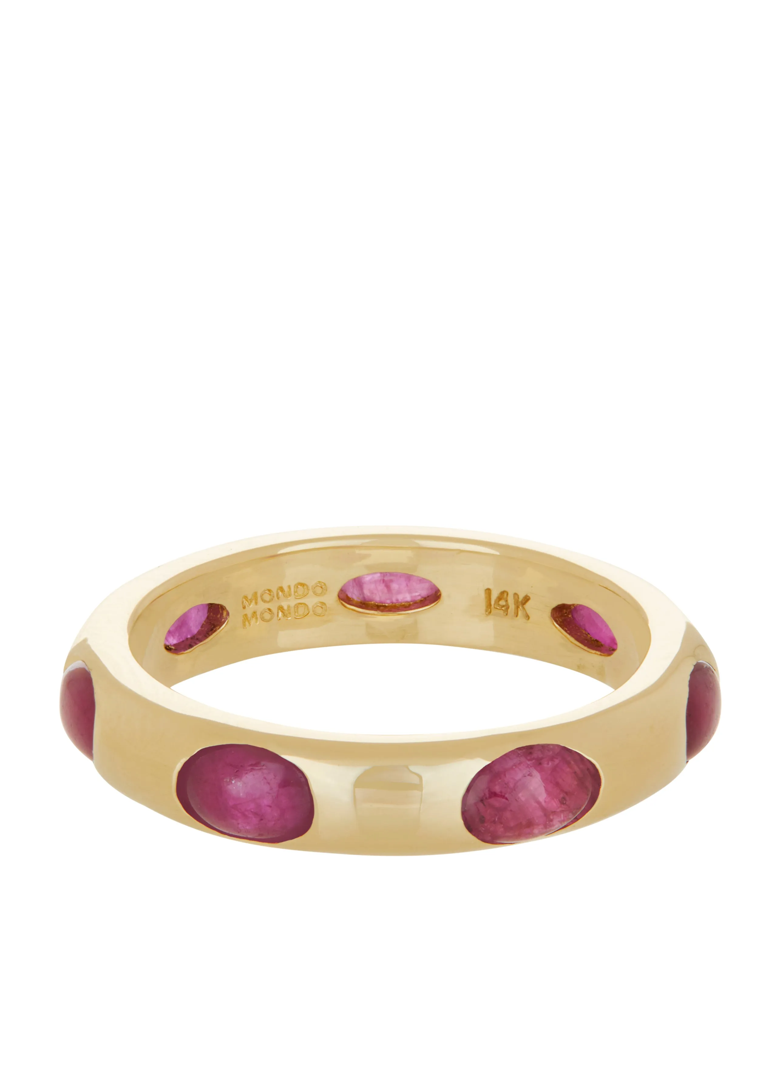 Orbital Ring in 14k - Ruby sold by Mondo Mondo product image thumbnail 2