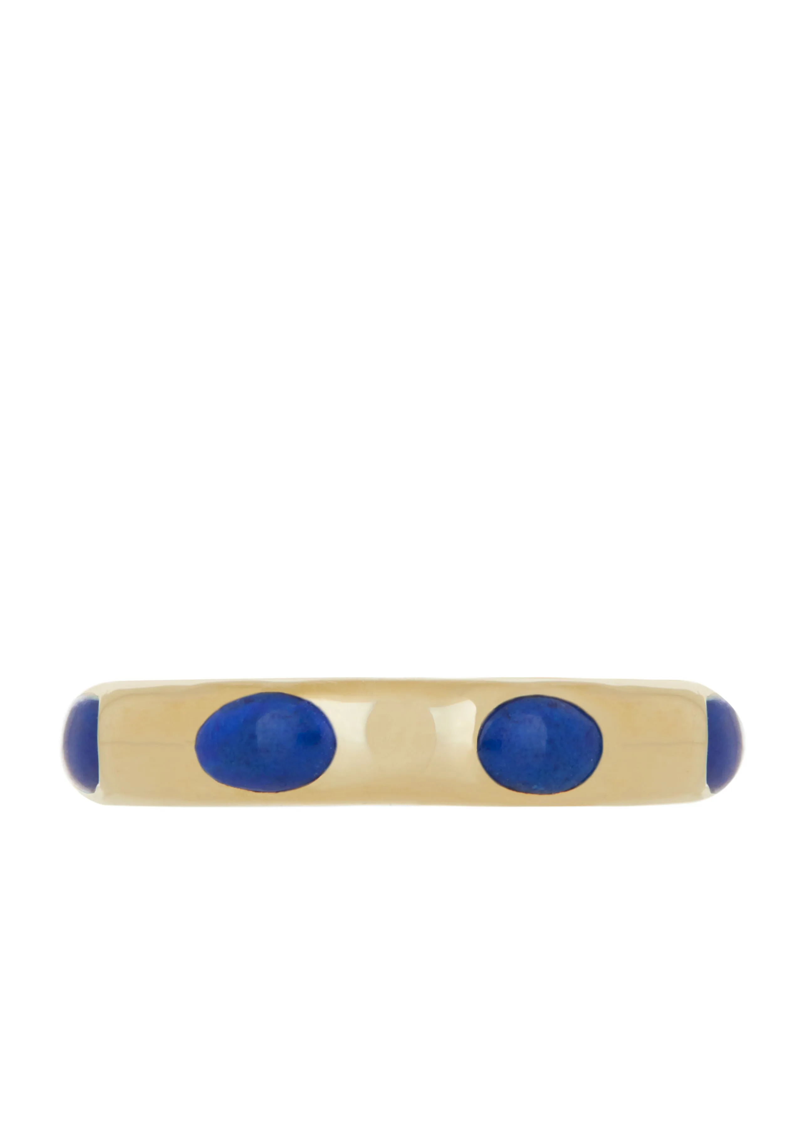 Orbital Ring in 14k - Lapis sold by Mondo Mondo