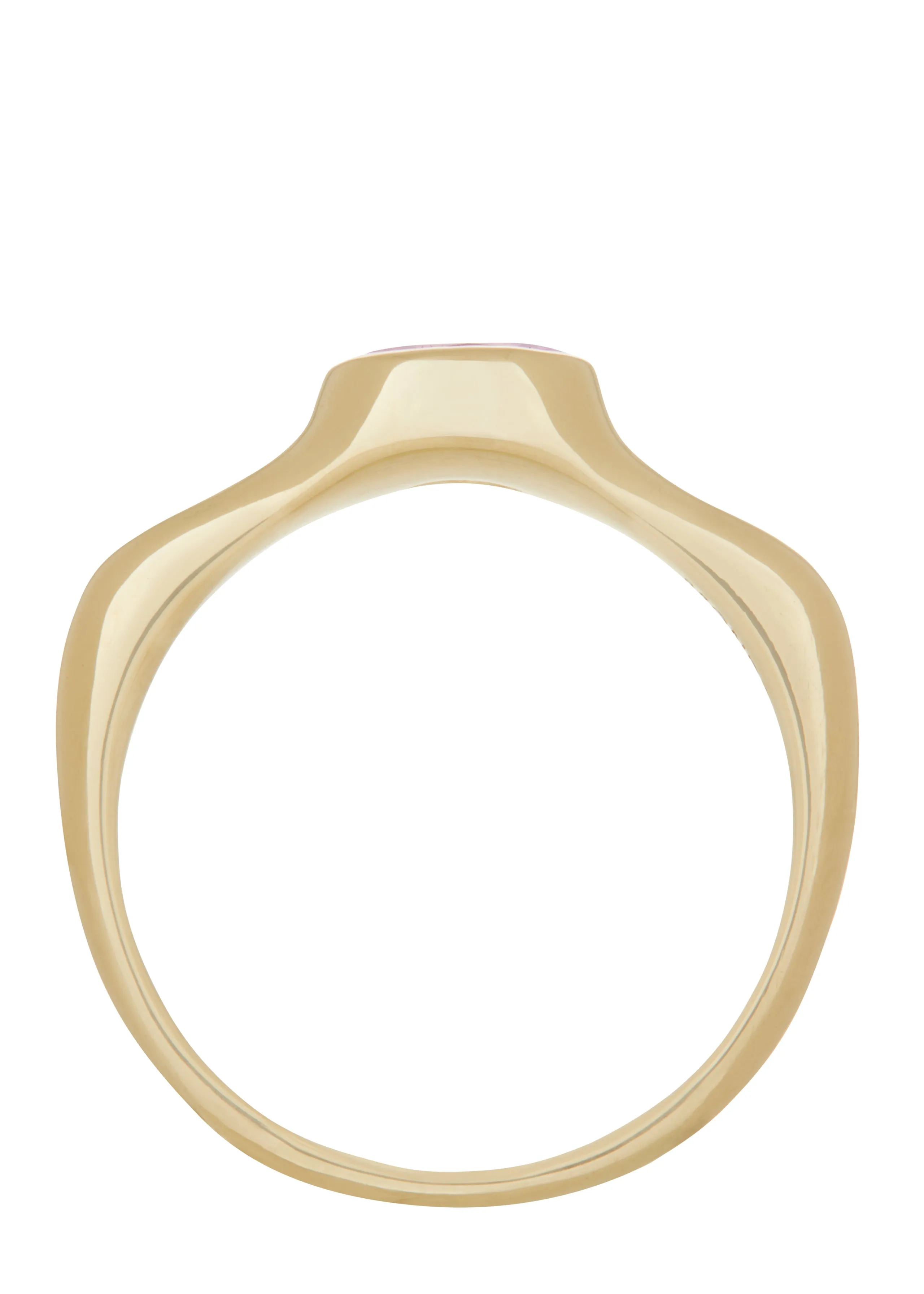 Cecil Ring in Gold - Faceted Pink Sapphire sold by Mondo Mondo product image thumbnail 4