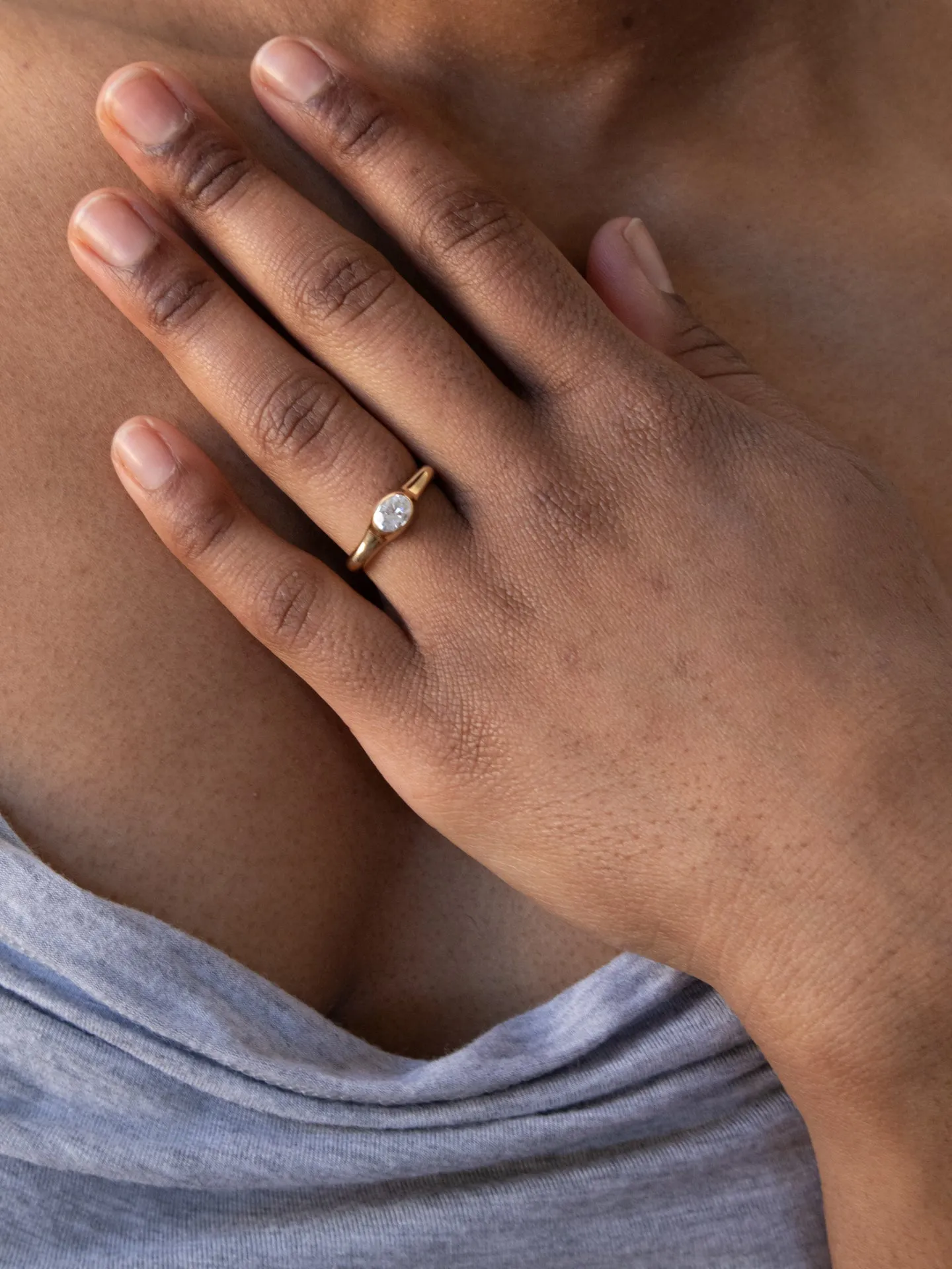 Cecil Ring in Gold - Diamond sold by Mondo Mondo product image thumbnail 4