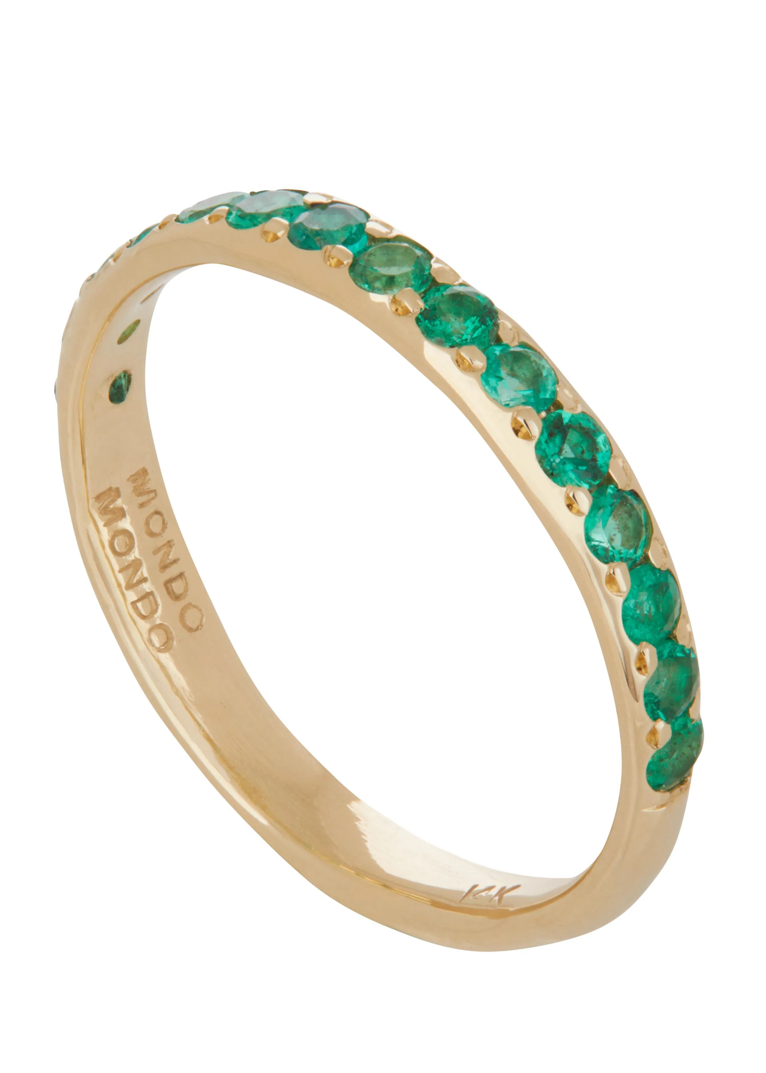 Amador 3mm Pave - Emerald sold by Mondo Mondo product image thumbnail 3