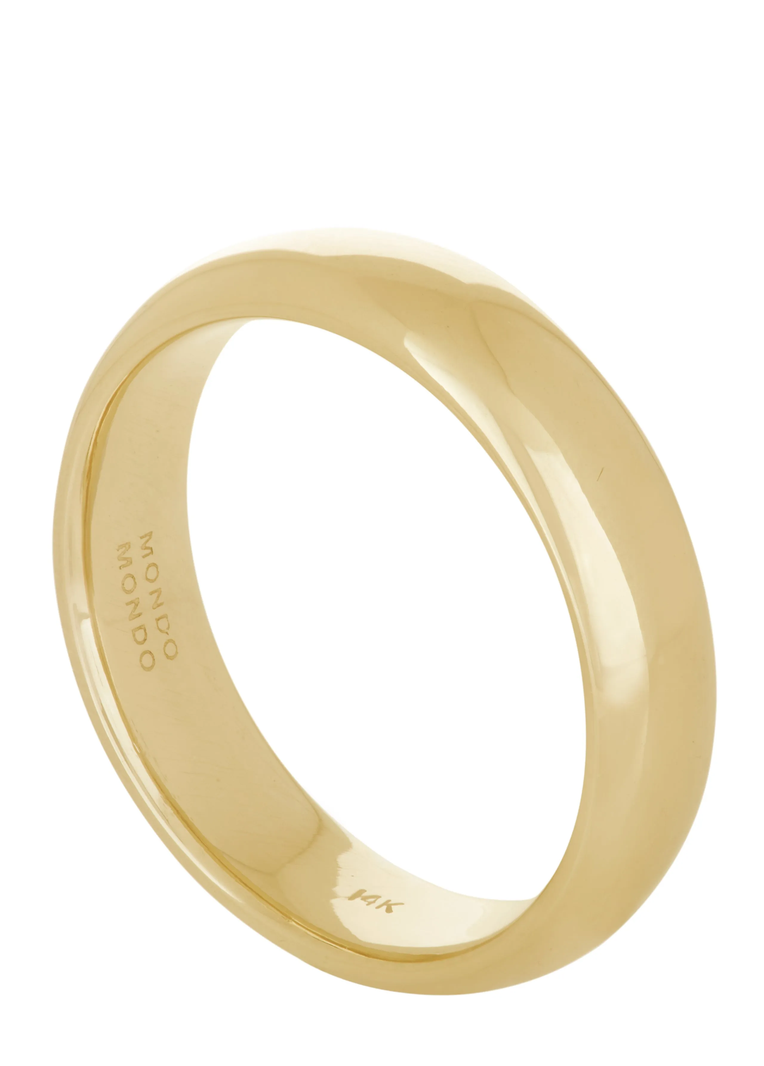 Socorro Band 5.5mm in 14k sold by Mondo Mondo product image thumbnail 2