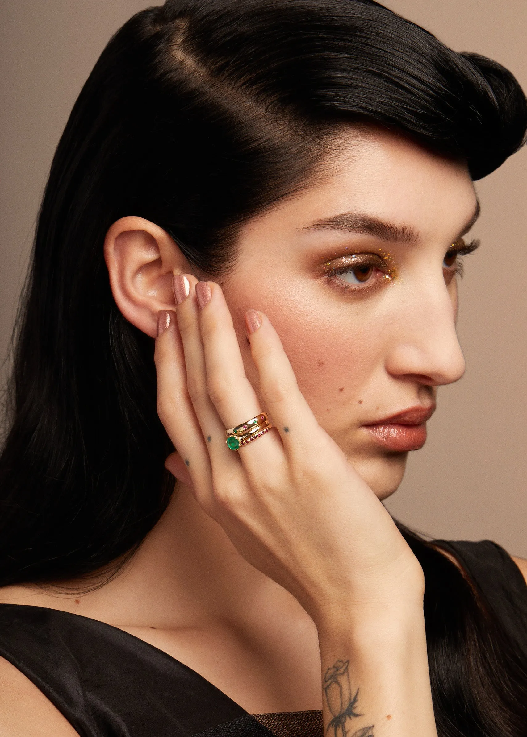 Queen Ring - Emerald sold by Mondo Mondo product image thumbnail 4