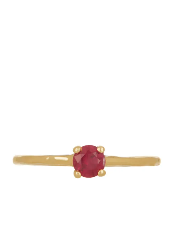 Princess Ring - Ruby sold by Mondo Mondo