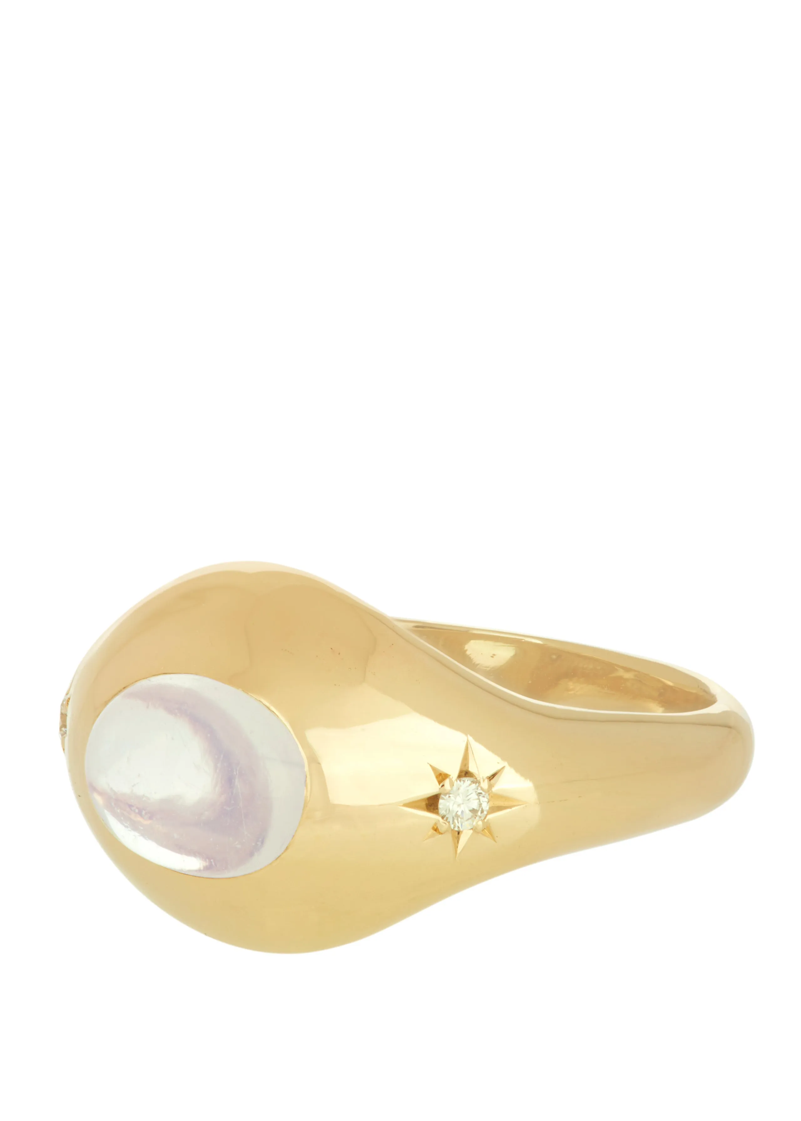 Palatial Ring with Diamonds in 14k sold by Mondo Mondo product image thumbnail 3
