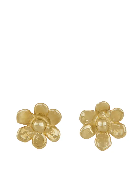 Mini Daisy Studs in 14k - Solid sold by Mondo Mondo
