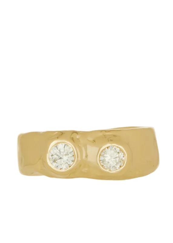 Felt Ring Divine in 14k - Diamonds sold by Mondo Mondo