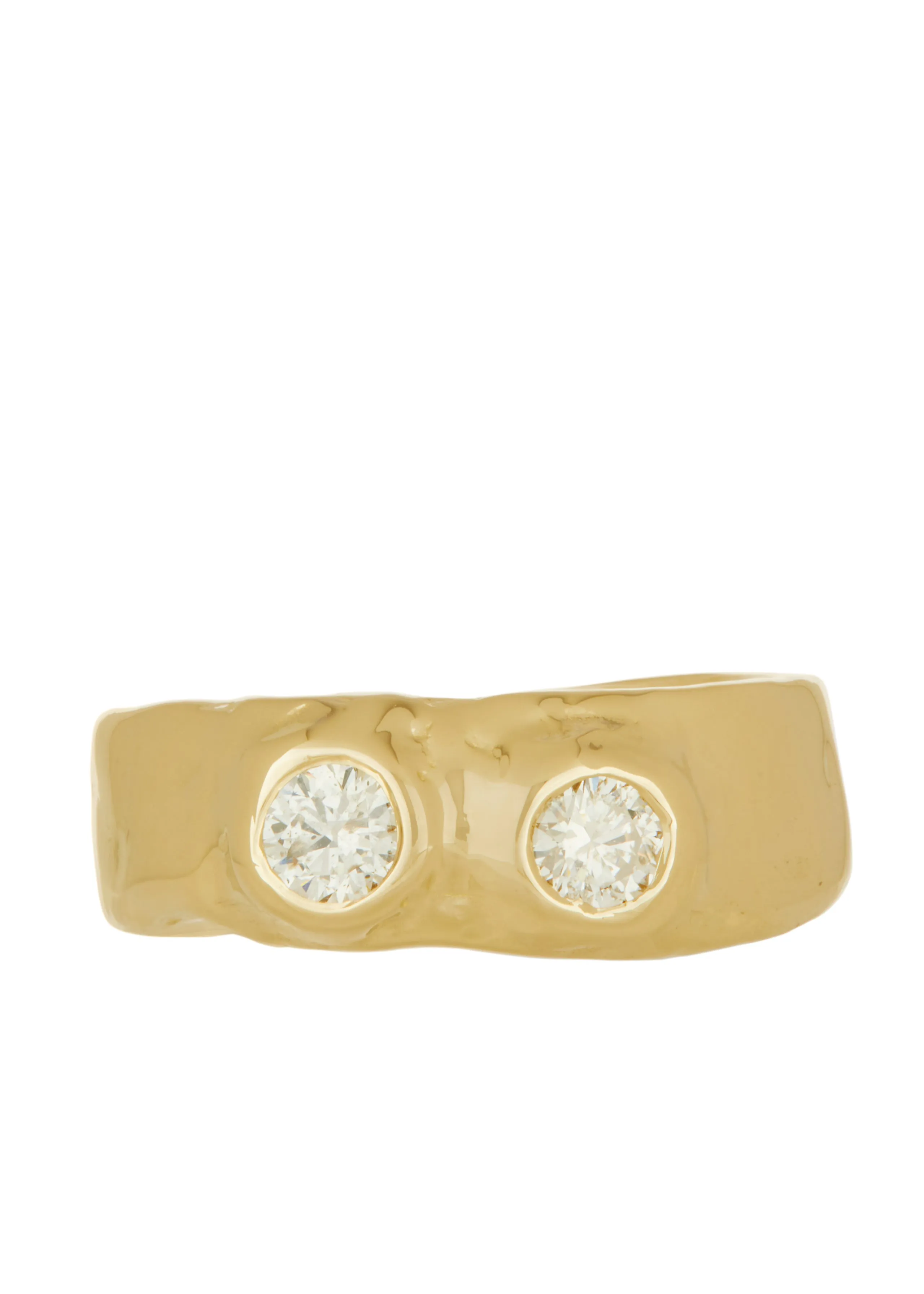 Felt Ring Divine in 14k - Diamonds sold by Mondo Mondo