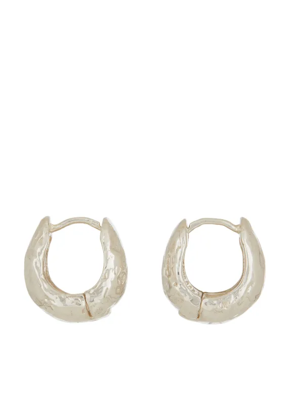 Cosmopolitan Hoops in Sterling Silver sold by Mondo Mondo