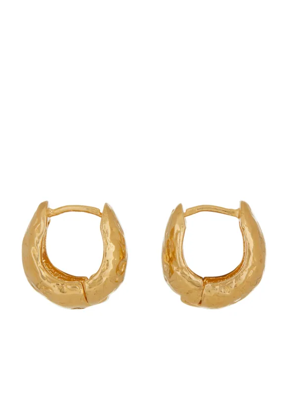 Cosmopolitan Hoops in Gold sold by Mondo Mondo
