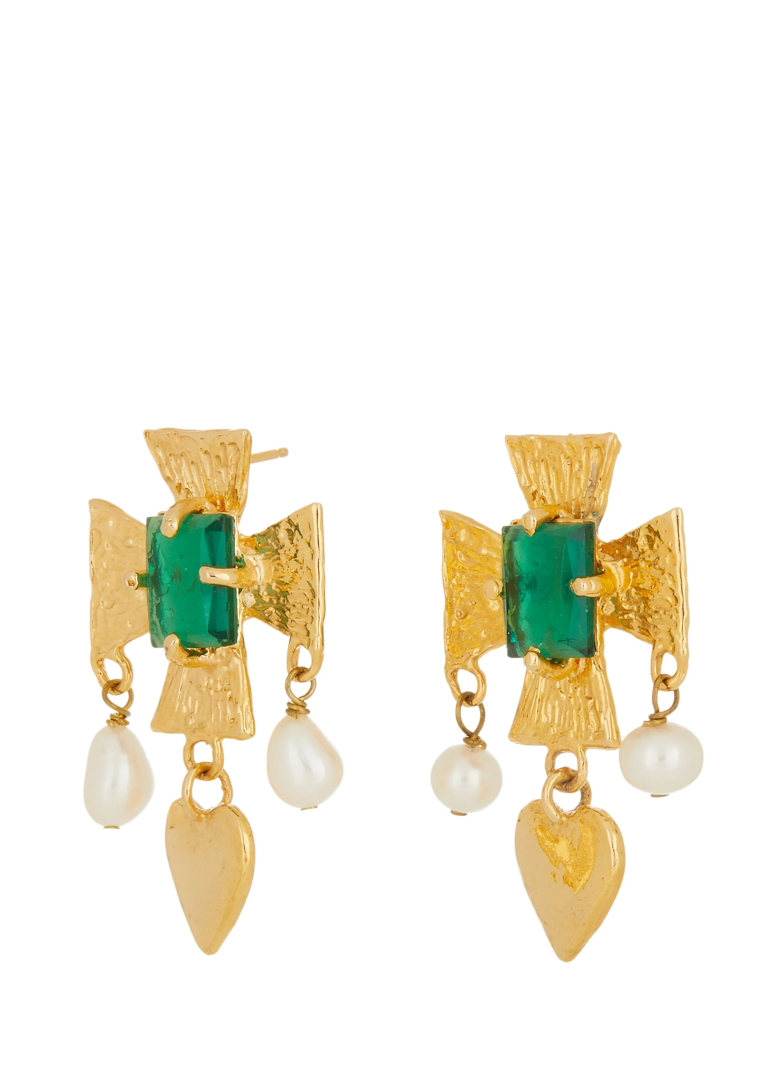 Cardinal Earrings - Green sold by Mondo Mondo product image thumbnail 3