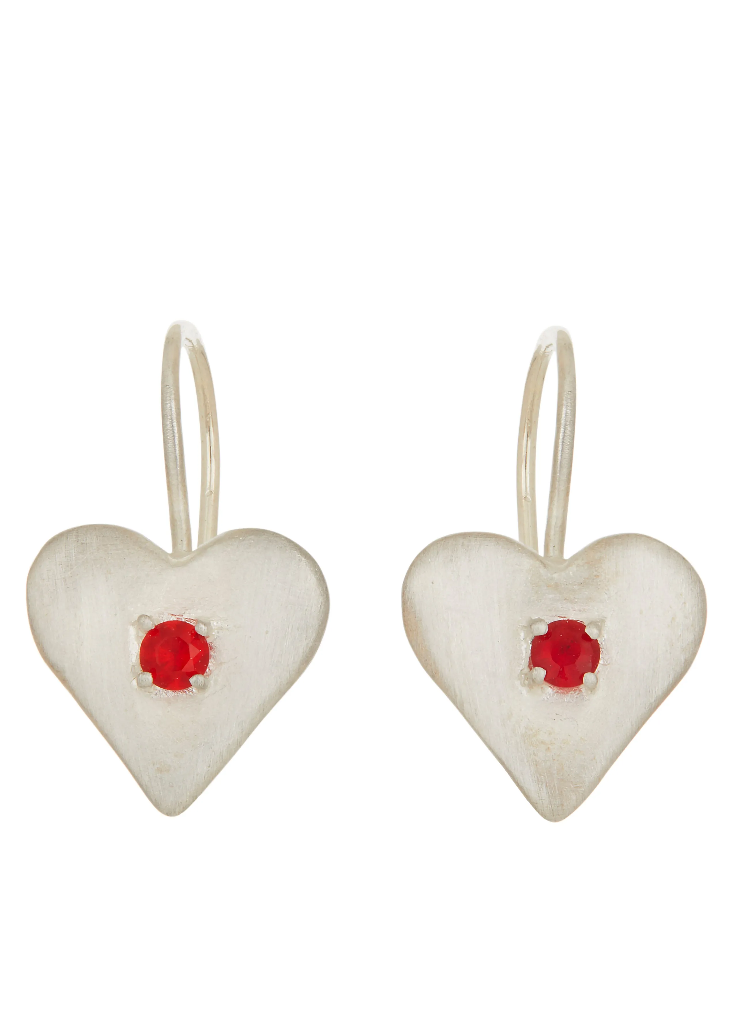 Sweetheart Earrings in Sterling Silver sold by Mondo Mondo