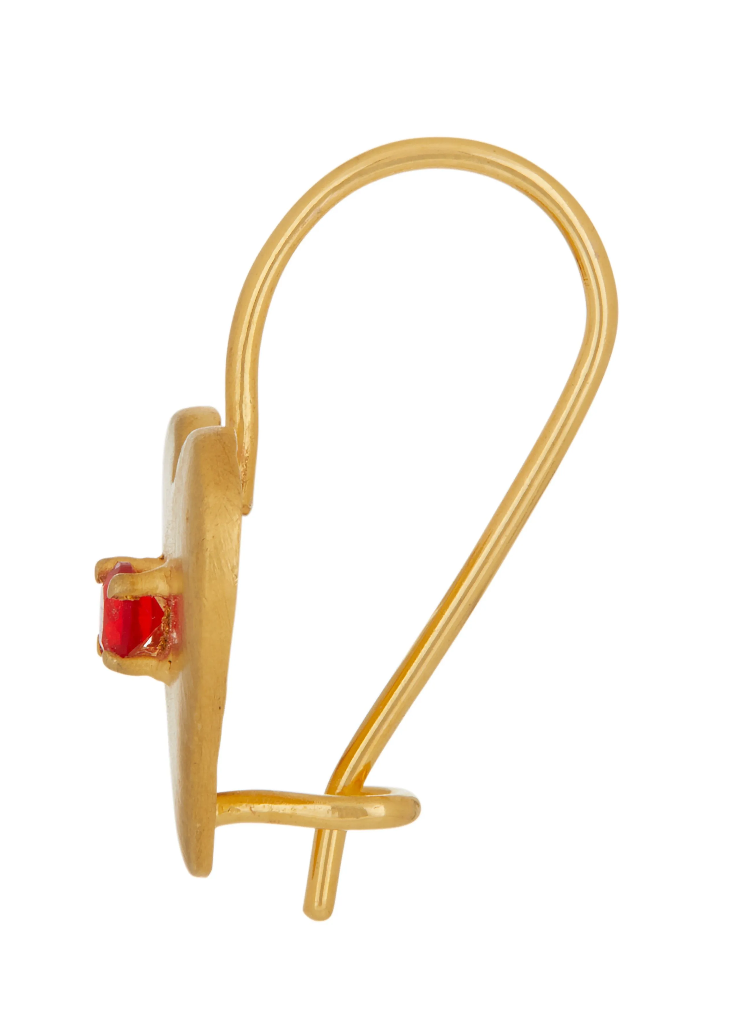 Sweetheart Earrings in Gold sold by Mondo Mondo product image thumbnail 4