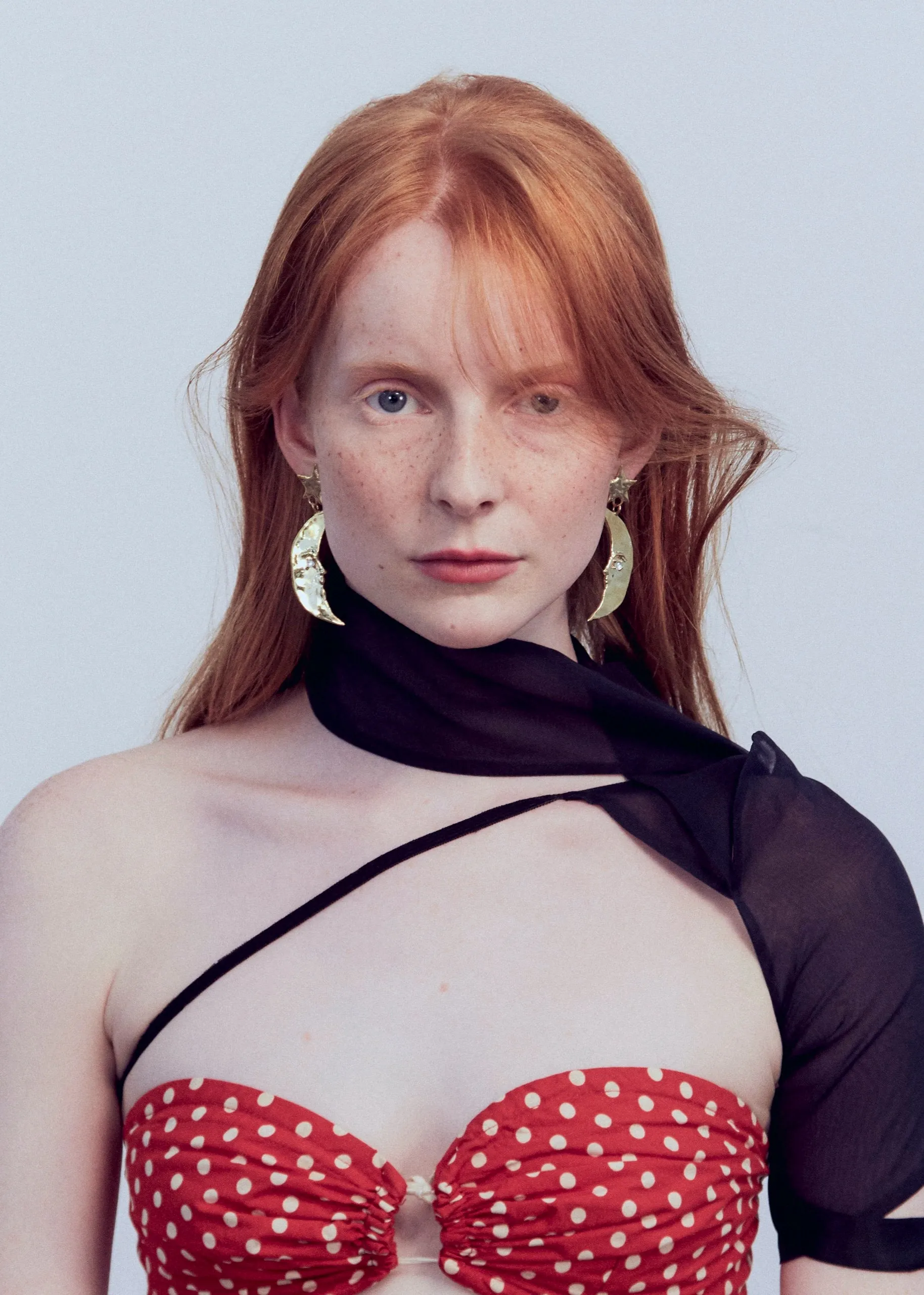 Moon Earrings in White Bronze sold by Mondo Mondo product image thumbnail 3