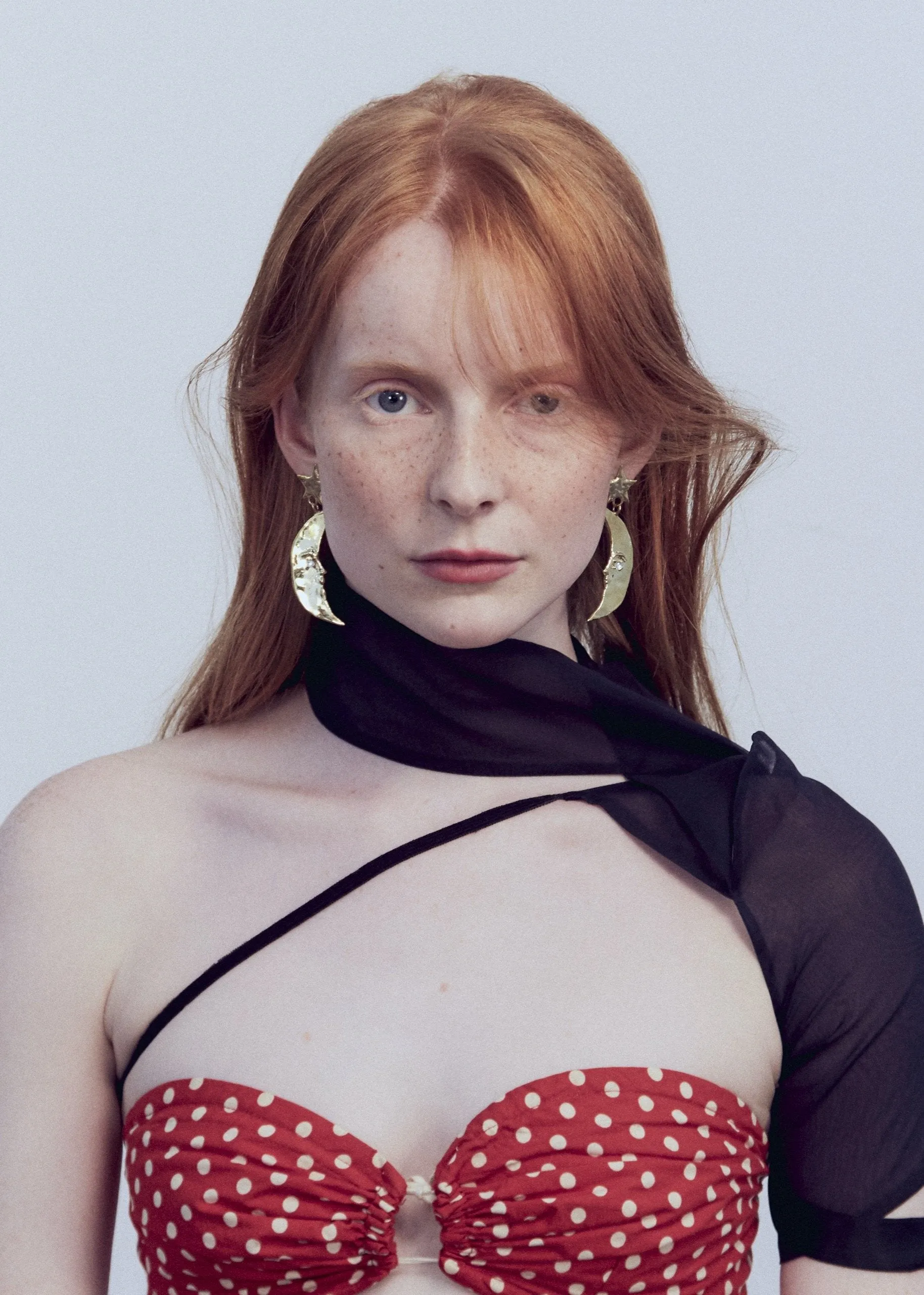 Moon Earrings in Gold sold by Mondo Mondo product image thumbnail 3