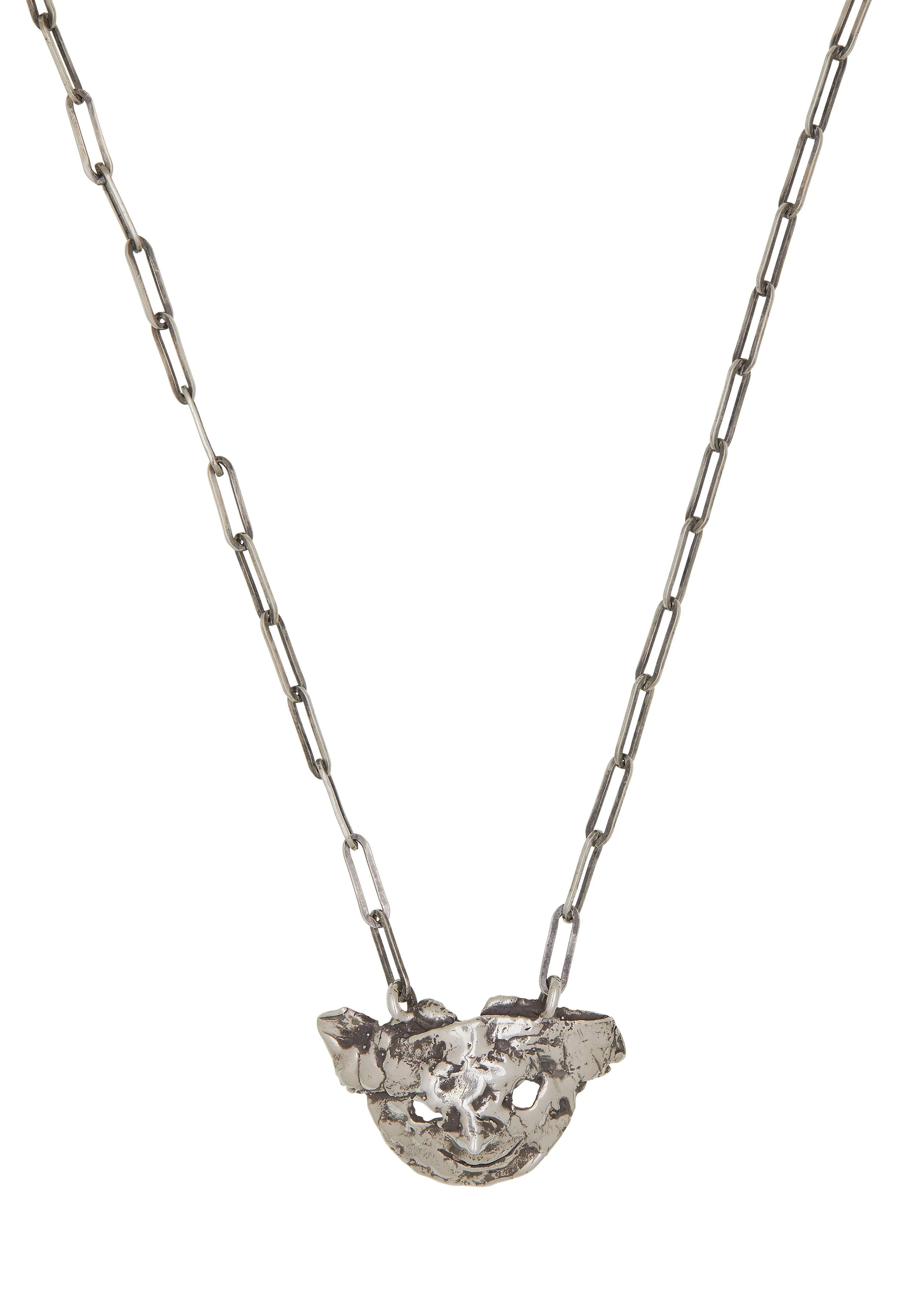 Quiet Friend Necklace in Sterling Silver sold by Mondo Mondo