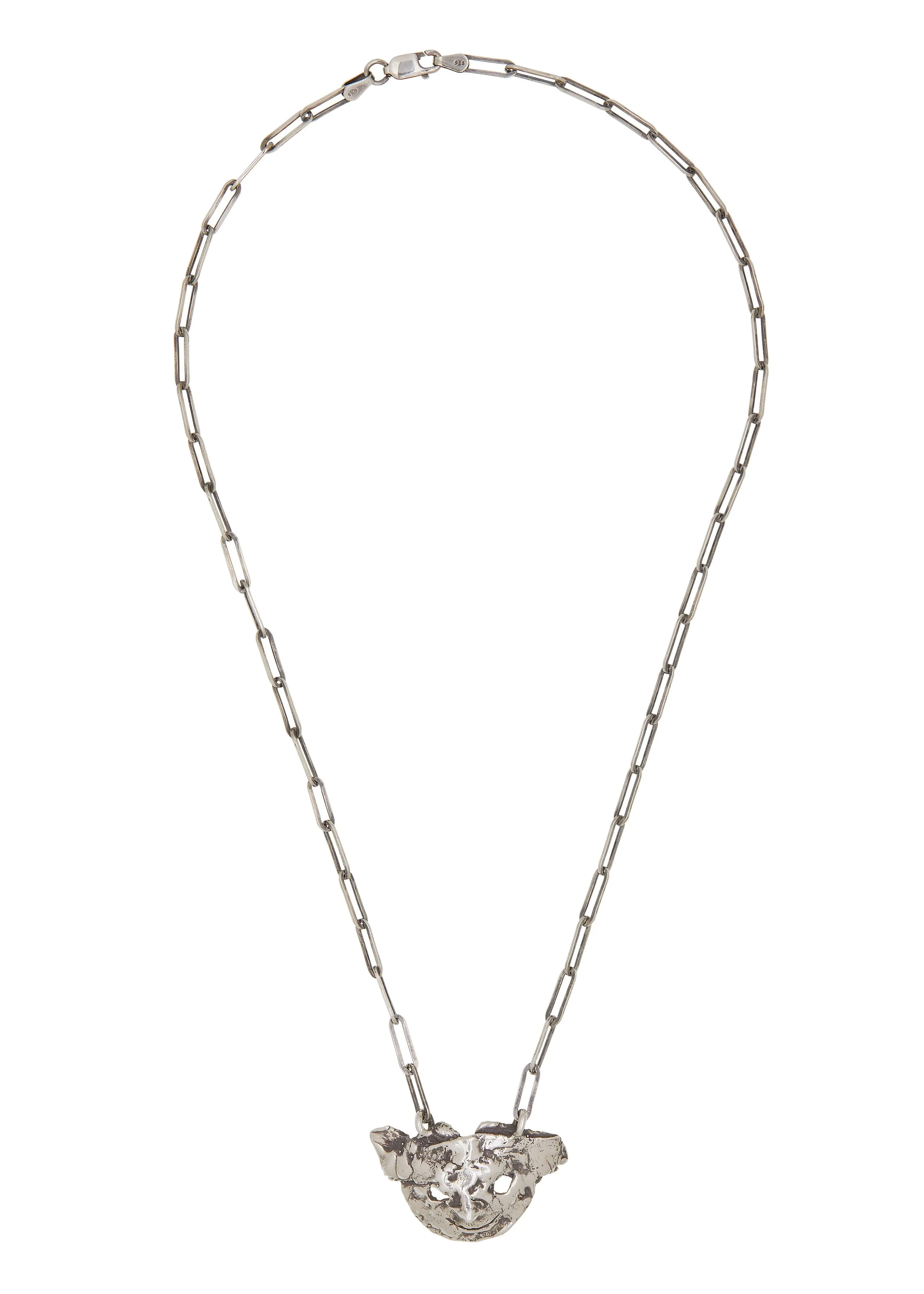 Quiet Friend Necklace in Sterling Silver sold by Mondo Mondo product image thumbnail 2