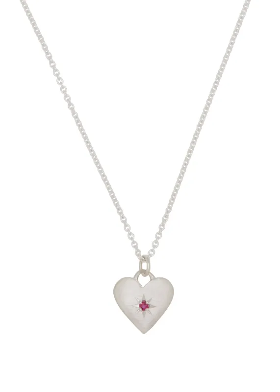 Sweetheart Necklace in Sterling Silver made by Mondo Mondo