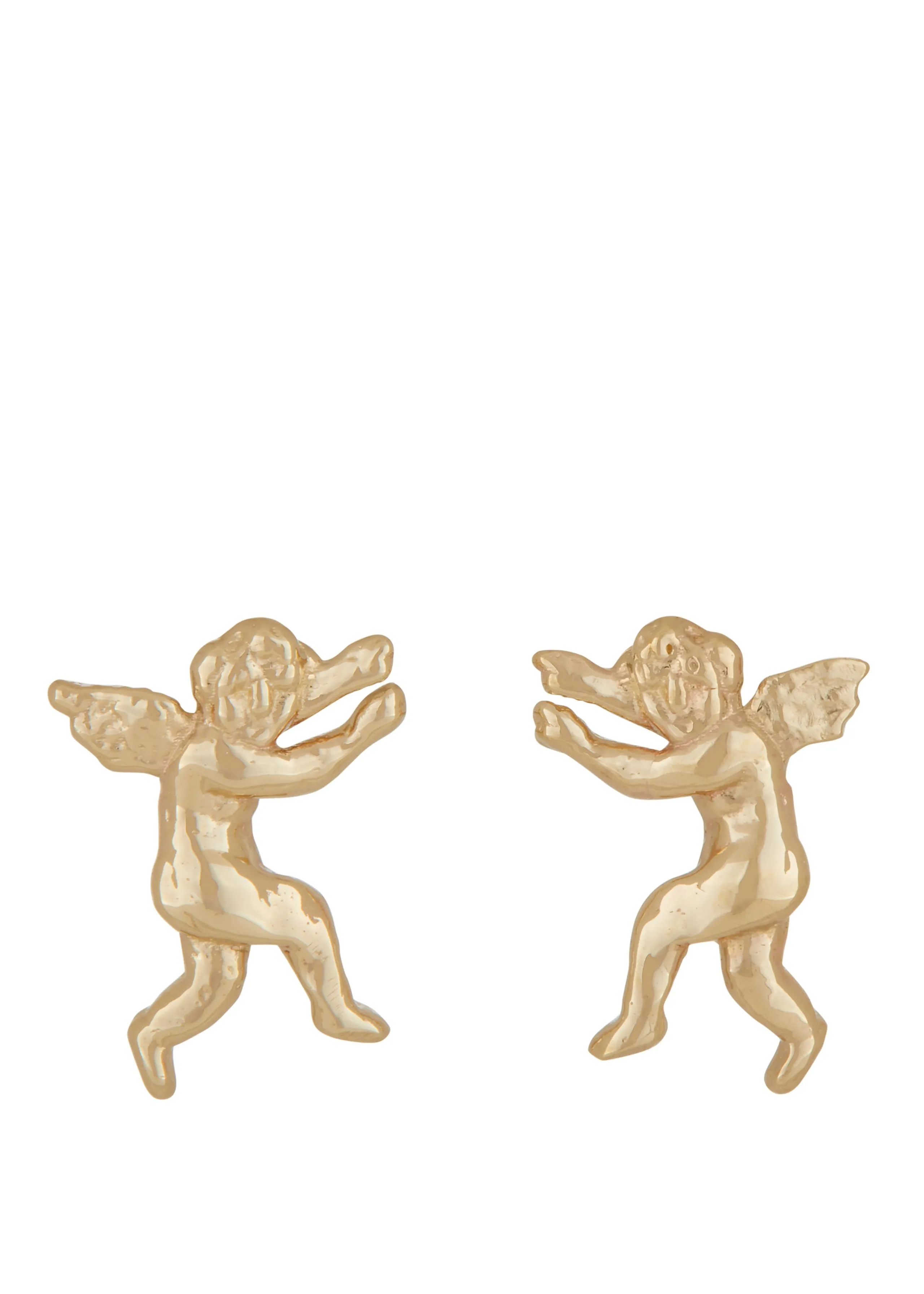Eros and Psyche Studs in 14k sold by Mondo Mondo