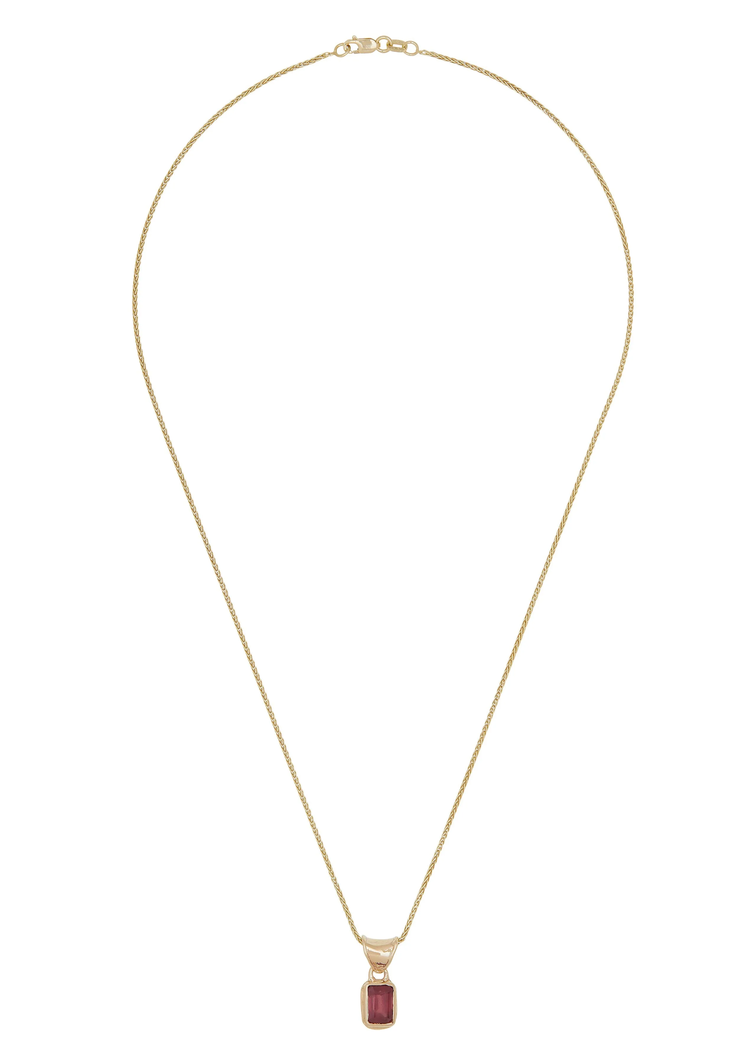 Mary Pendant in 14k - Ruby sold by Mondo Mondo product image thumbnail 2