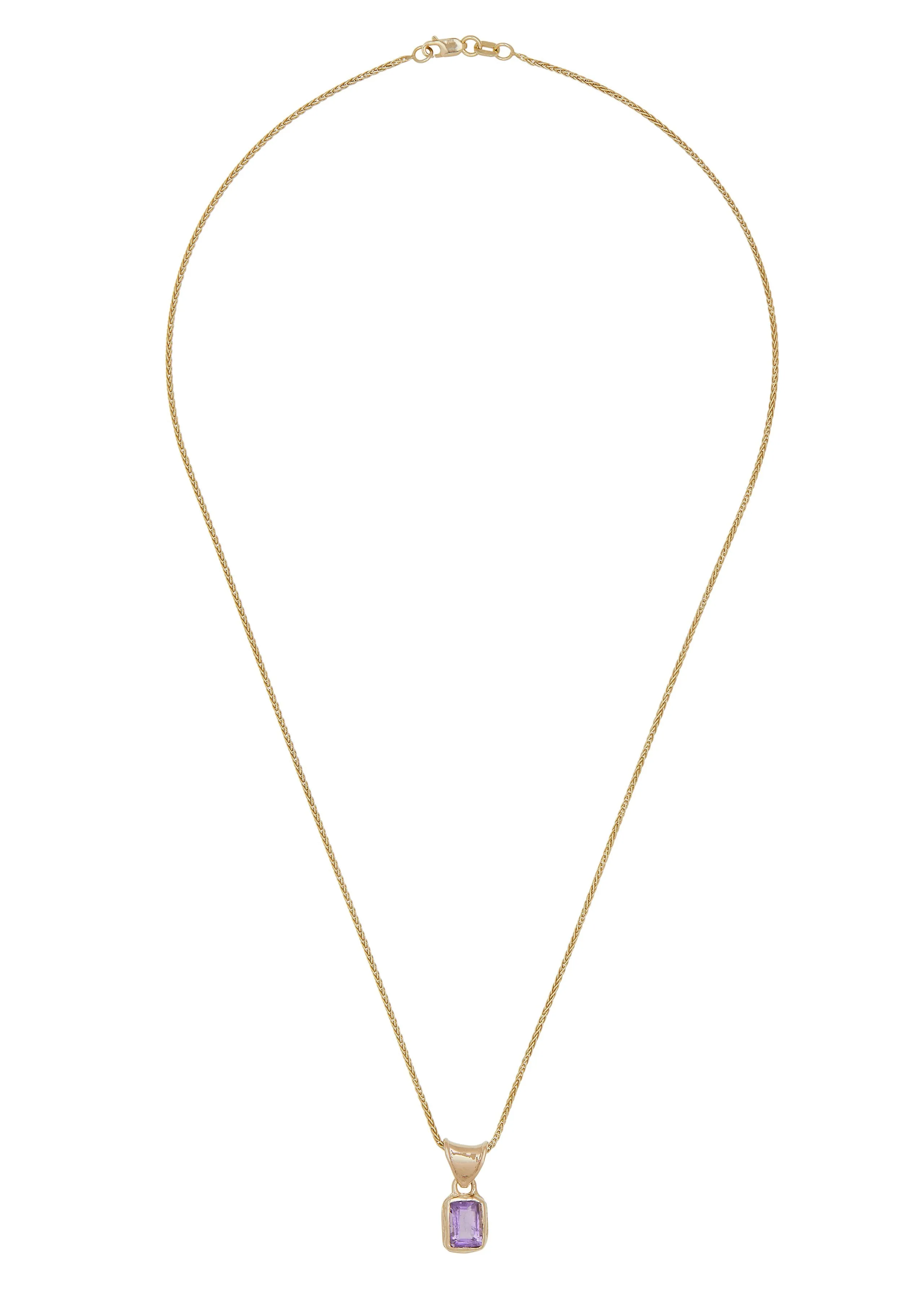 Mary Pendant in 14k - Amethyst sold by Mondo Mondo product image thumbnail 2