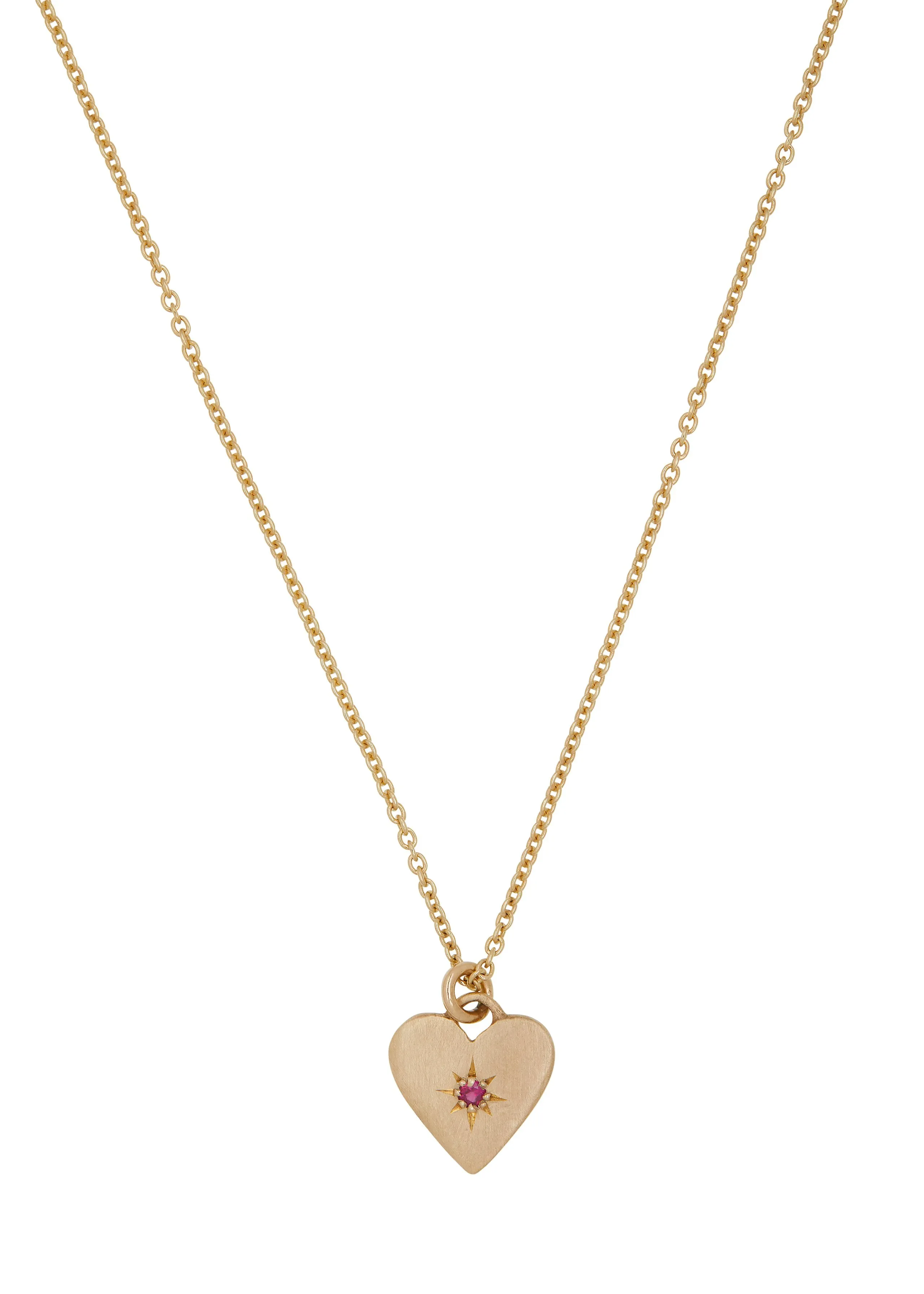 Sweetheart Necklace in 14K sold by Mondo Mondo