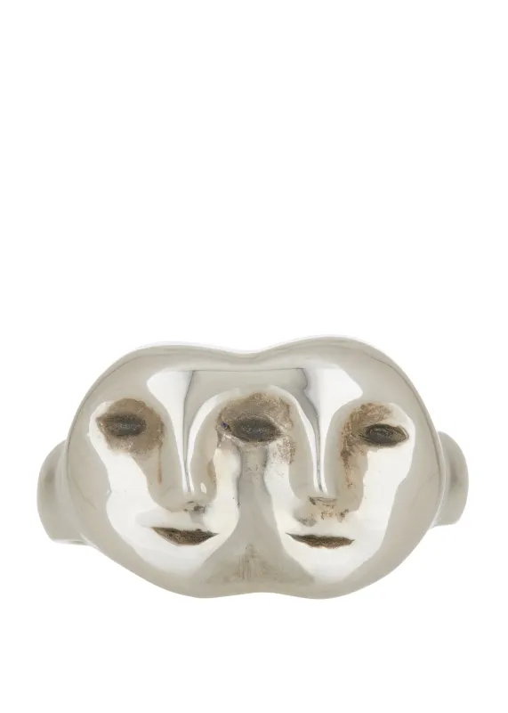 Janus Ring in Sterling Silver sold by Mondo Mondo