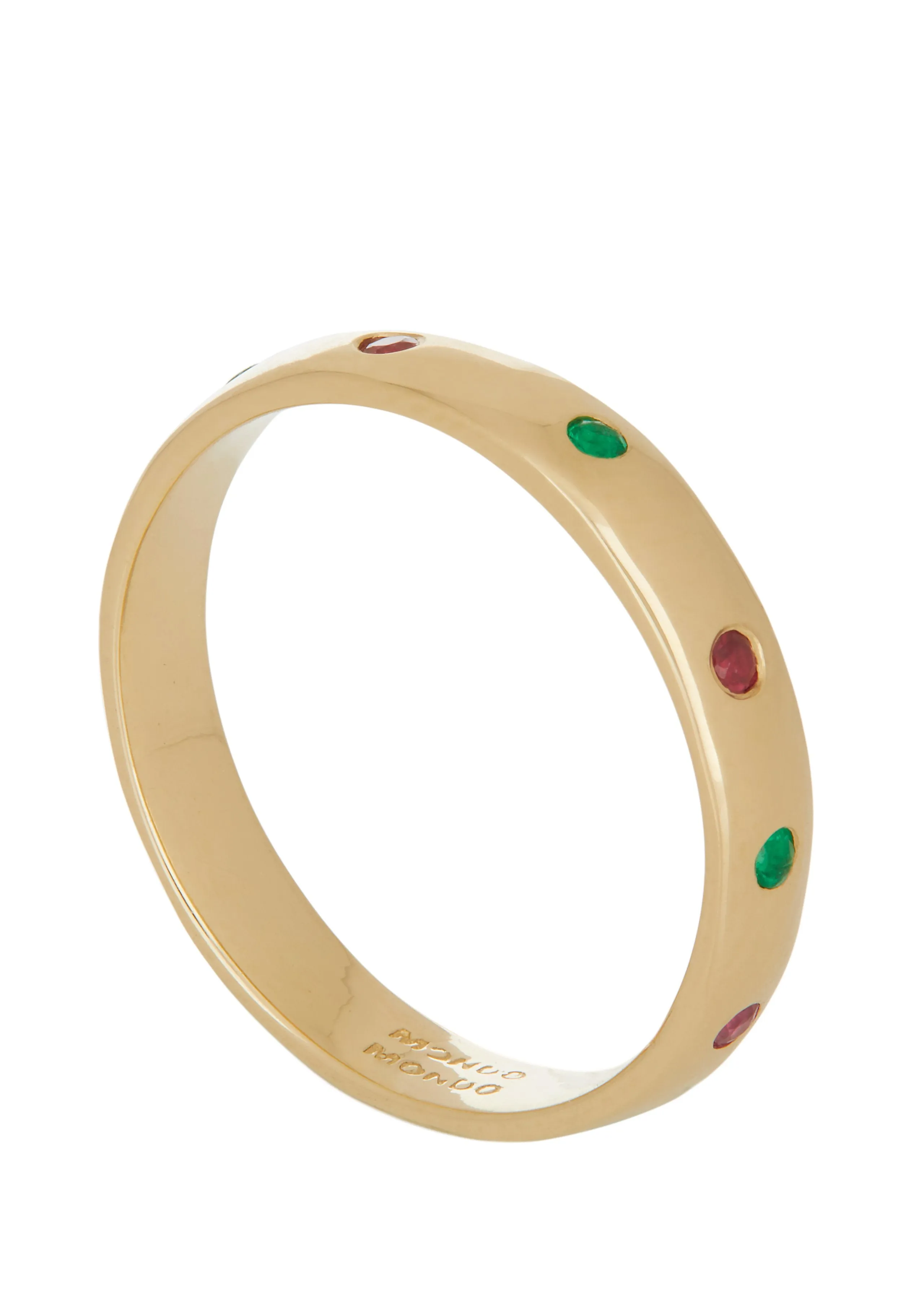 Fortuna Ring in 14k - Emerald & Ruby sold by Mondo Mondo product image thumbnail 3
