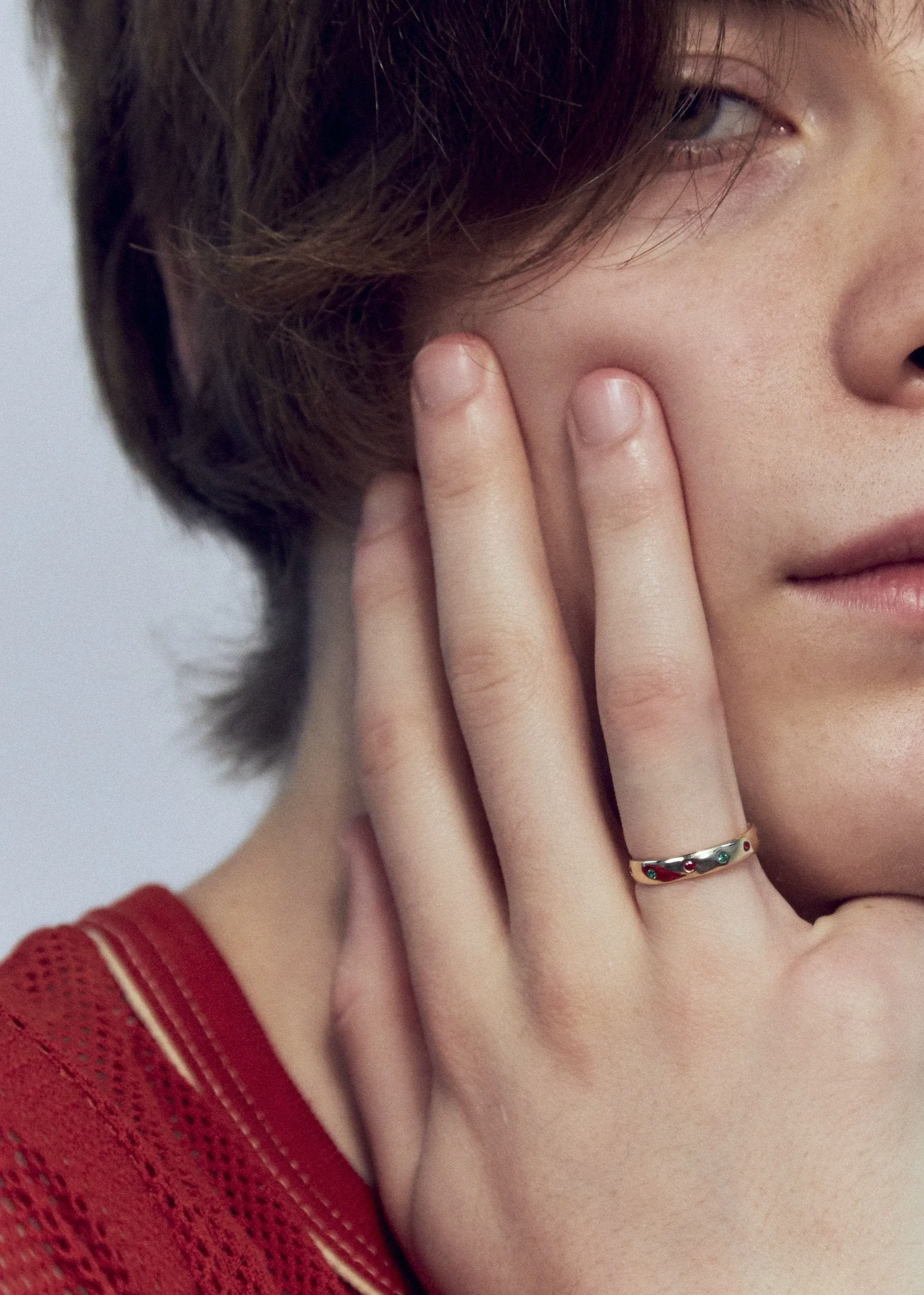 Fortuna Ring in 14k - Emerald & Ruby sold by Mondo Mondo product image thumbnail 2