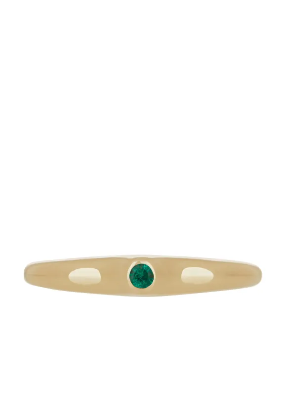 Dulce Ring in Gold - Emerald sold by Mondo Mondo