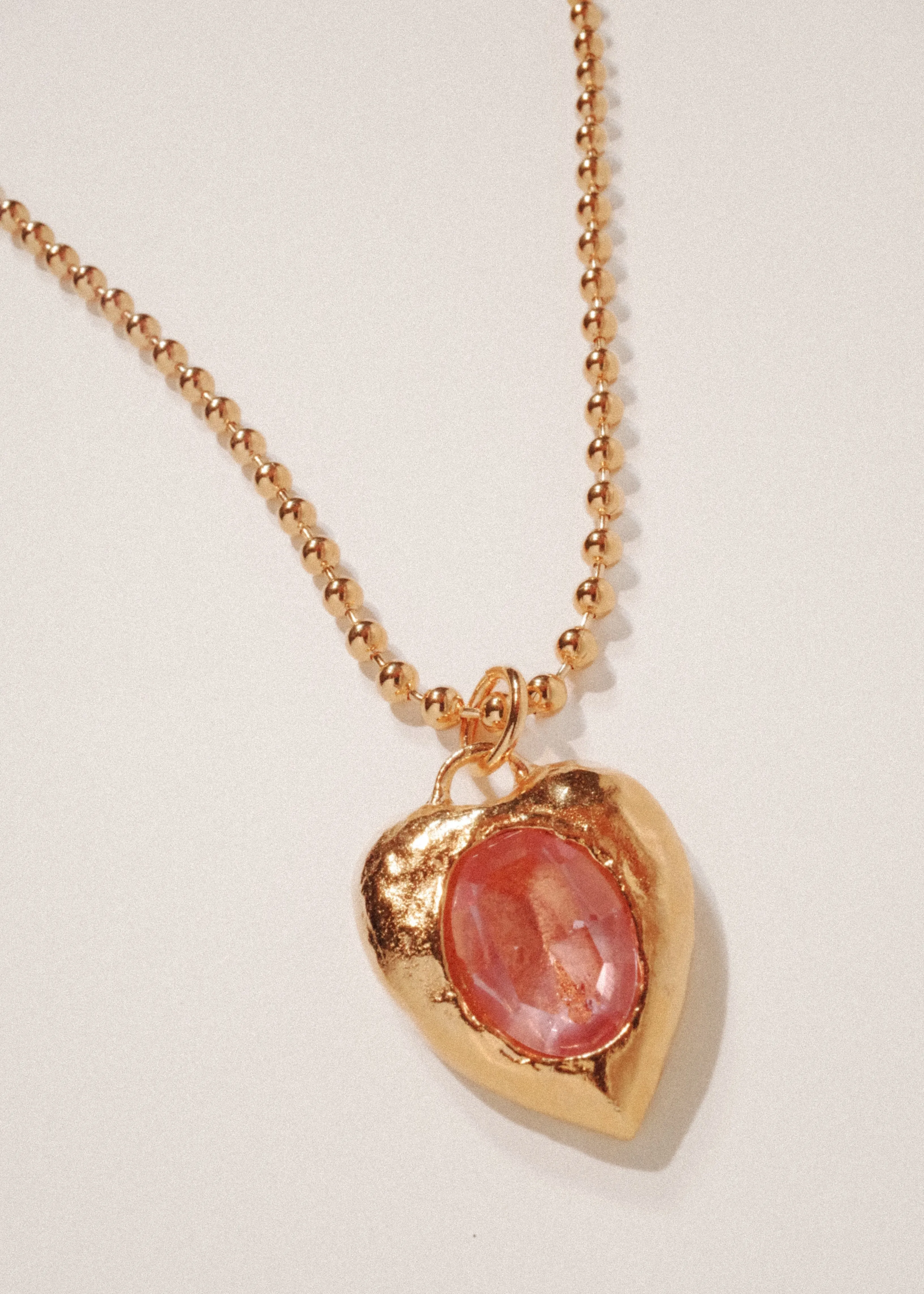 Pacha Necklace in Gold - Light Rose sold by Mondo Mondo