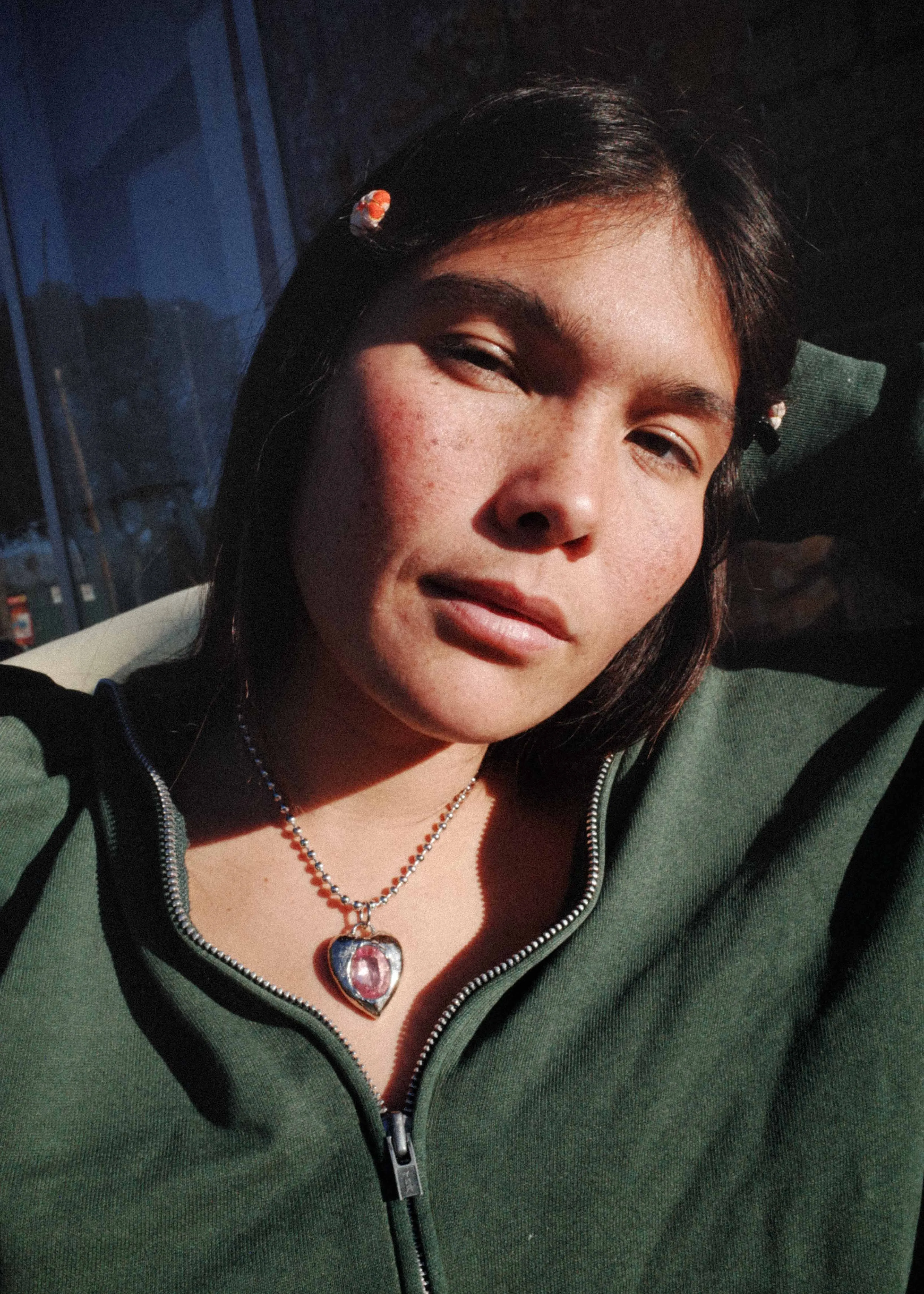 Pacha Necklace in Silver - Light Rose sold by Mondo Mondo product image thumbnail 3