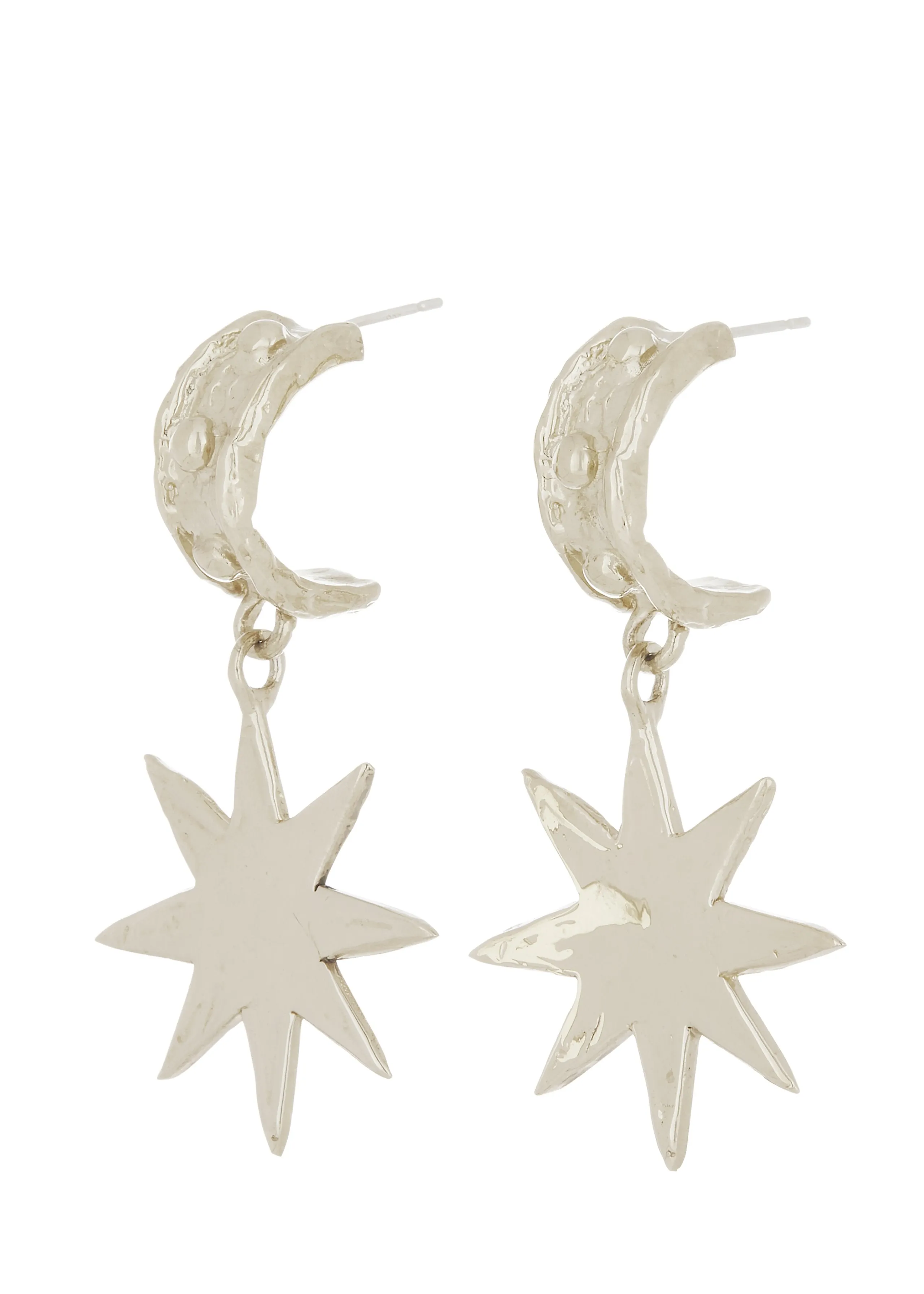 Big Star Earrings in White Bronze sold by Mondo Mondo product image thumbnail 2