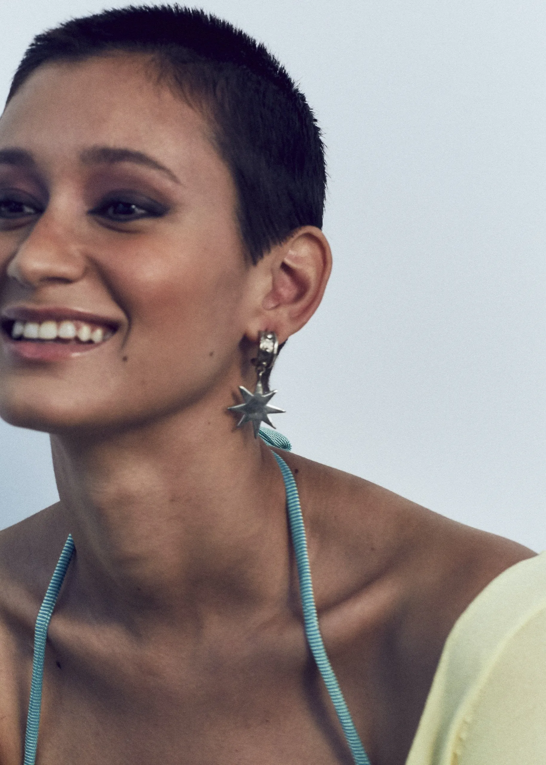 Big Star Earrings in White Bronze sold by Mondo Mondo product image thumbnail 4