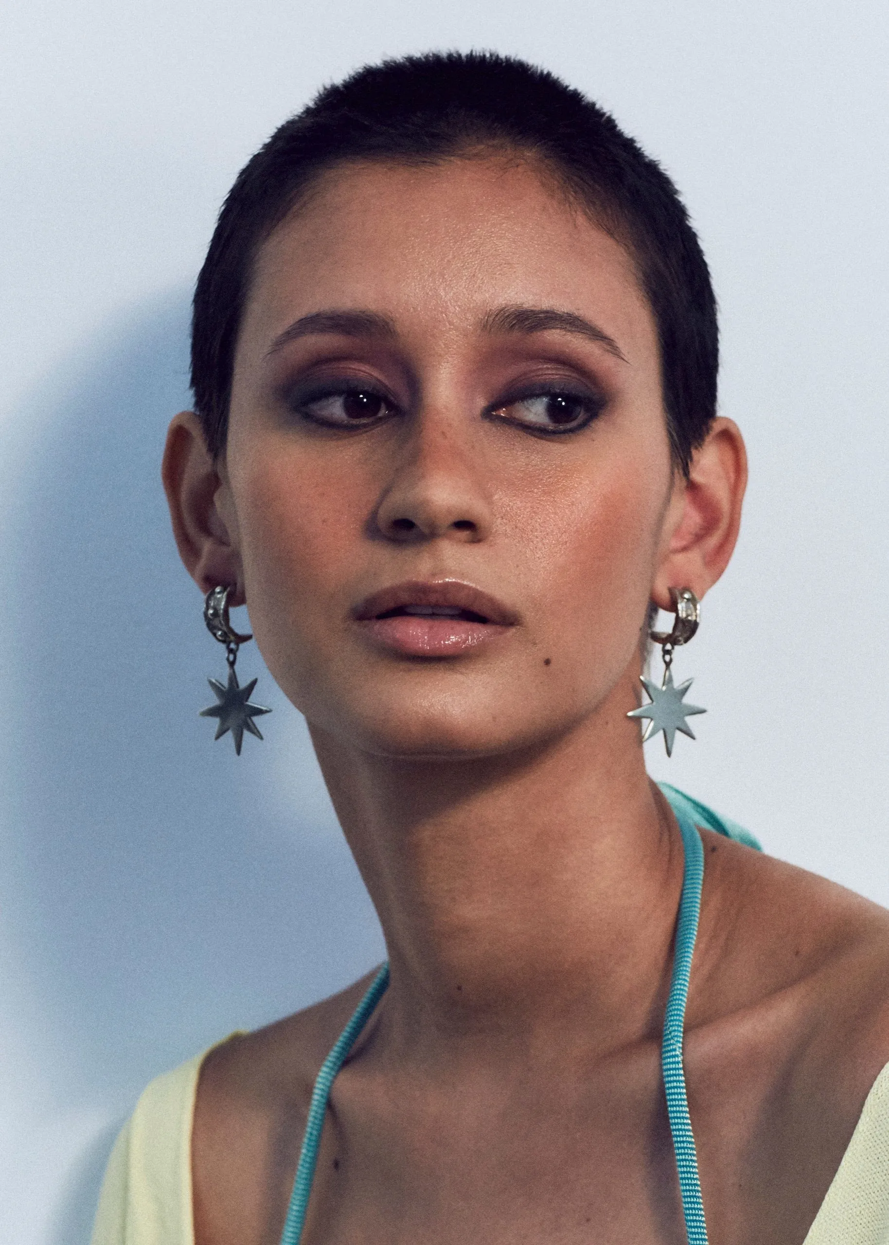 Big Star Earrings in Brass sold by Mondo Mondo product image thumbnail 3